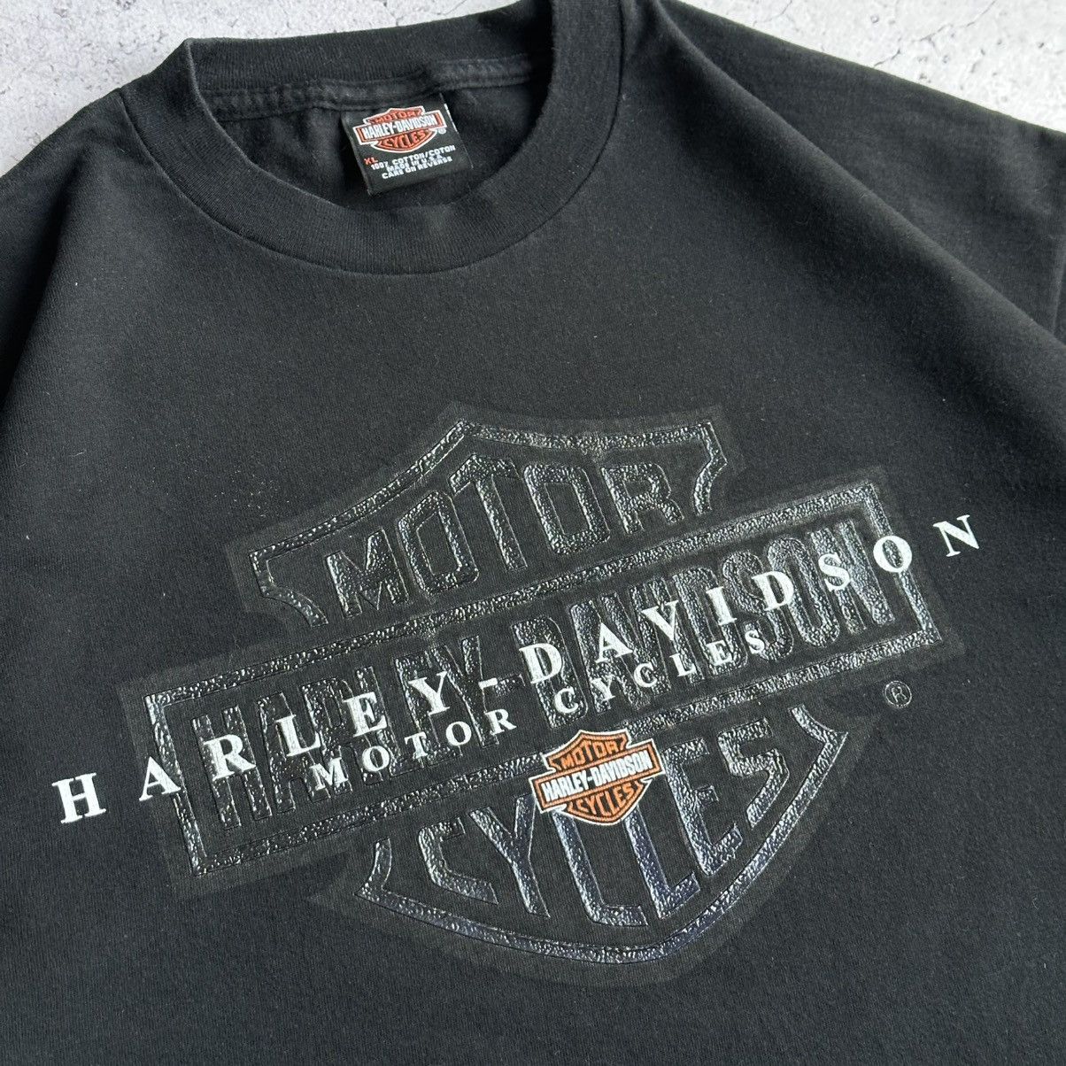 Harley Davidson Vintage 90s Harley Davidson Netherlands Tee Size US XL / EU 56 / 4 - 7 Thumbnail