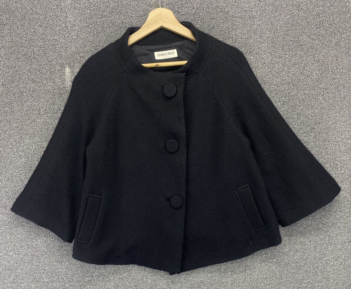 George Vintage George Rech Paris Button Up Wool Cardigan Jacket Size M / US 6-8 / IT 42-44 - 1 Thumbnail