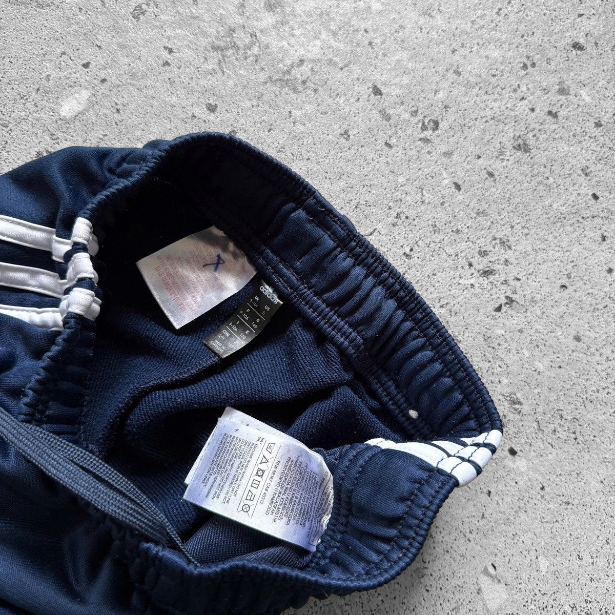 Adidas Adidas Kids Boys Blue Track Pants 3-Stripes Small Logo Size US 26 / EU 42 - 5 Thumbnail