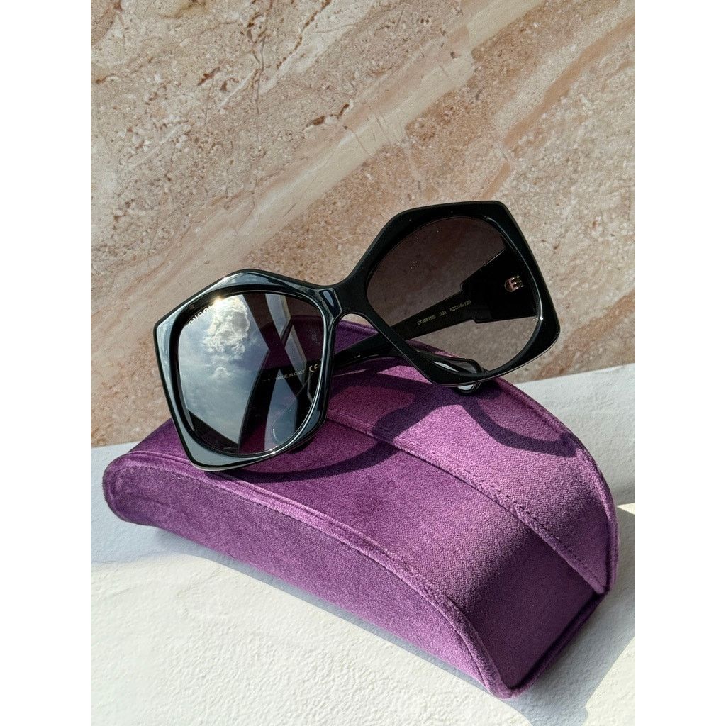 Gucci NEW Gucci GG0875S Black Oversized Sunglasses Size ONE SIZE - 2 Thumbnail