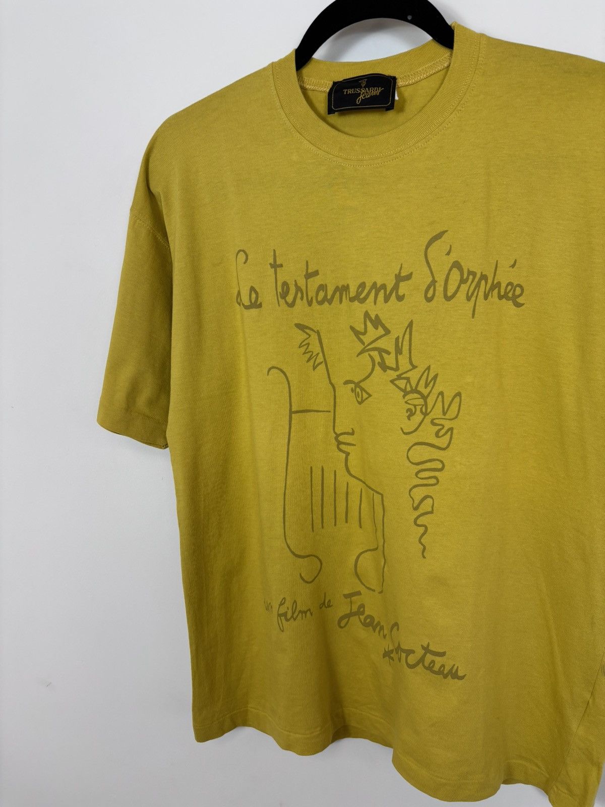 Trussardi Vintage Trussardi Testament Of Orpheus Logo Movie T-Shirt Size US M / EU 48-50 / 2 - 3 Thumbnail