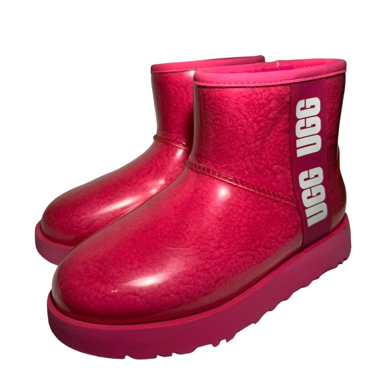 Ugg UGG CLASSIC CLEAR MINI DRAGON FRUIT BOOTS - WOMEN'S Size US 5 / EU 37 - 1 Thumbnail