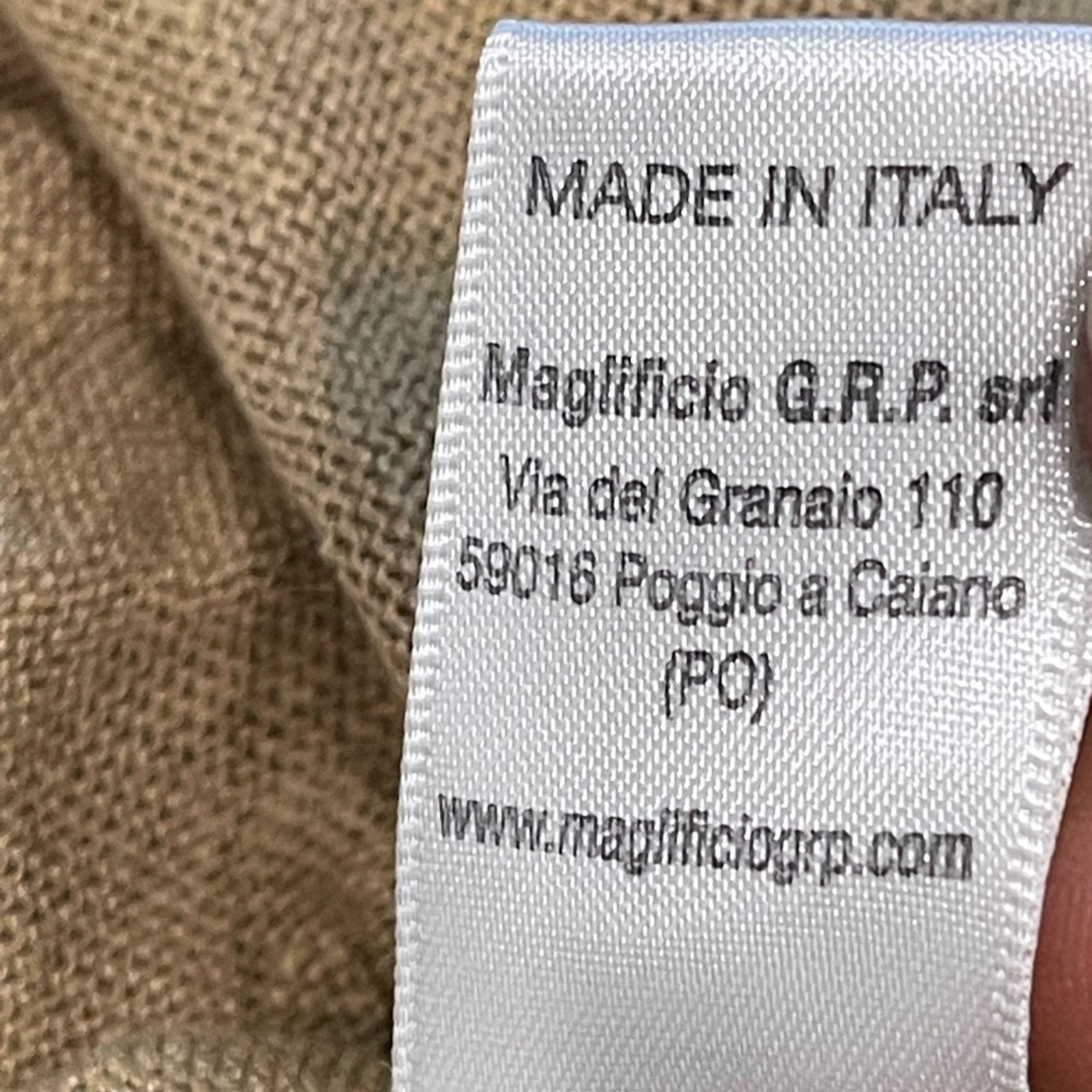 GRP GRP Knit short sleeve henley tee in military green linen Size US L / EU 52-54 / 3 - 8 Thumbnail