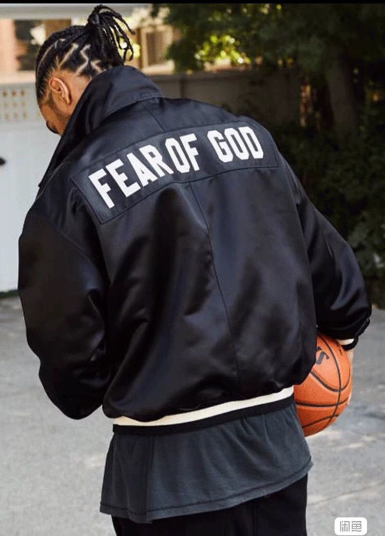 Fear of God Fear of God Half-zip silk coach jacket Size US M / EU 48-50 / 2 - 5 Thumbnail