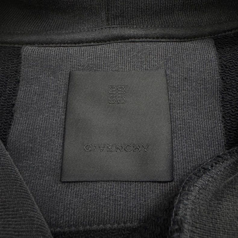 Givenchy Givenchy Washed Distressed Fleece Letter Hooded Sweatshirt Size US XXL / EU 58 / 5 - 3 Thumbnail