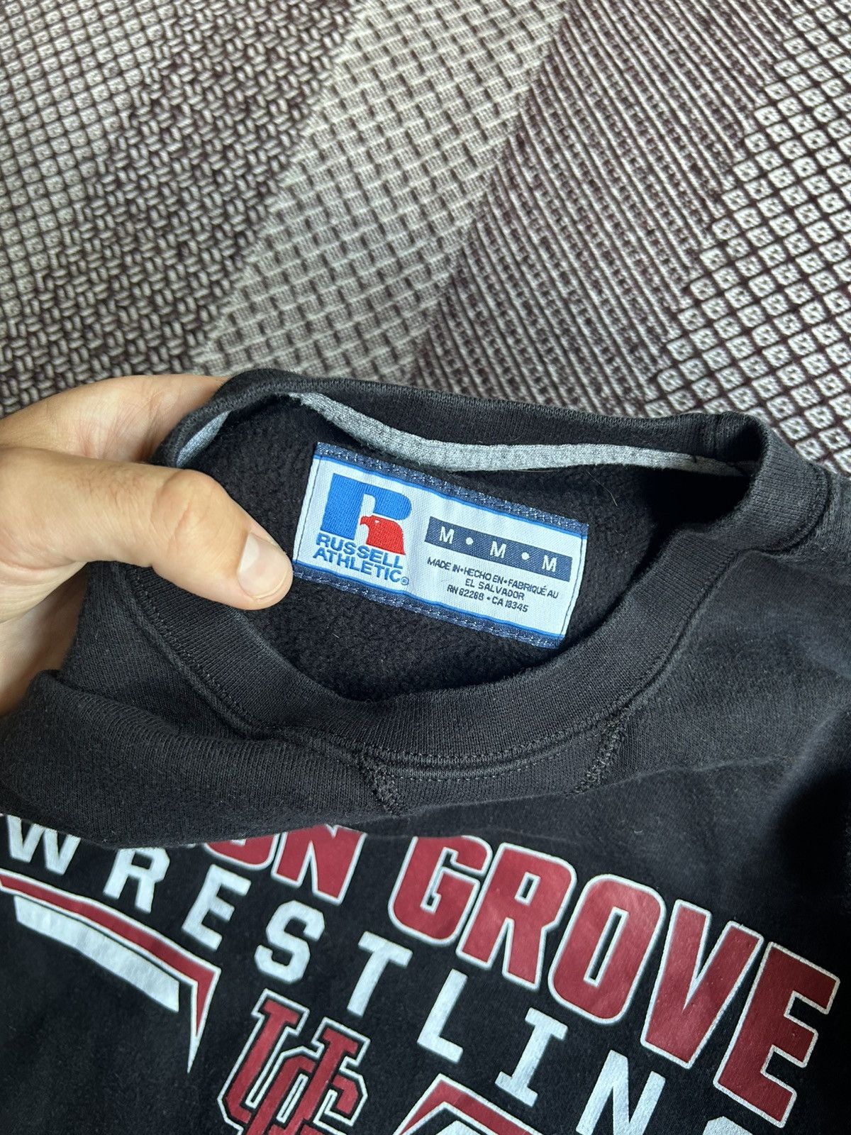 Vintage Vintage Russell Athletic Wrestling Sweatshirt Sz M Boxy Fit Size US M / EU 48-50 / 2 - 6 Thumbnail
