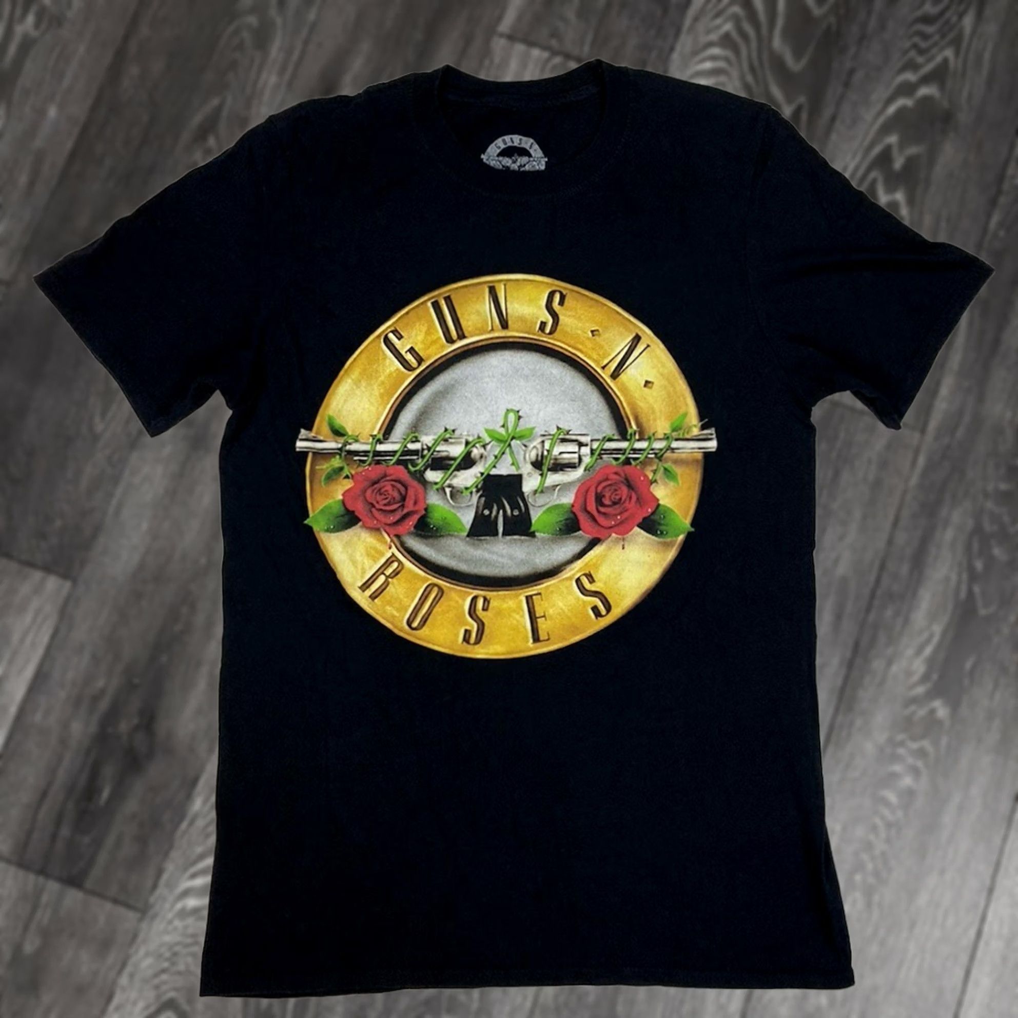 Vintage Guns N' Roses T-Shirt Men Small Black Short Sleeve Graphic Print Crew Neck 100% Authentic Size US S / EU 44-46 / 1 - 1 Thumbnail