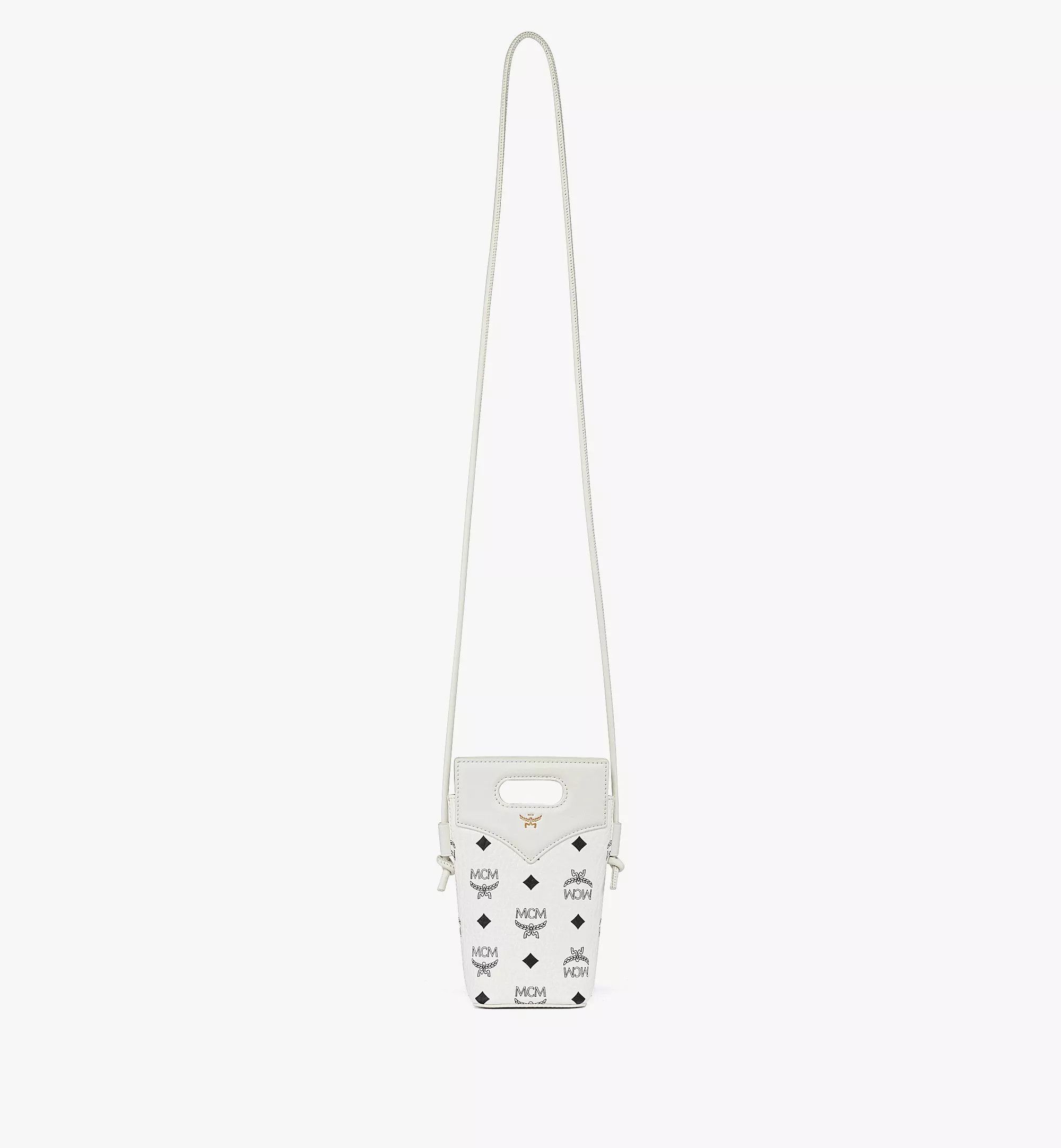 MCM o1mt1gz0426 Size: OS / Diamond Crossbody Pouch in White Size ONE SIZE - 6 Thumbnail