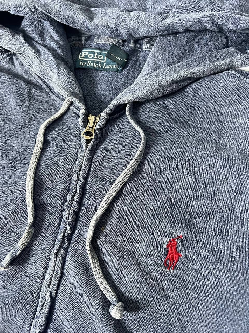 Polo Ralph Lauren × Ralph Lauren × Vintage Vintage Polo Ralph Lauren Hoodie Zipper Distressed Style Size US S / EU 44-46 / 1 - 6 Thumbnail