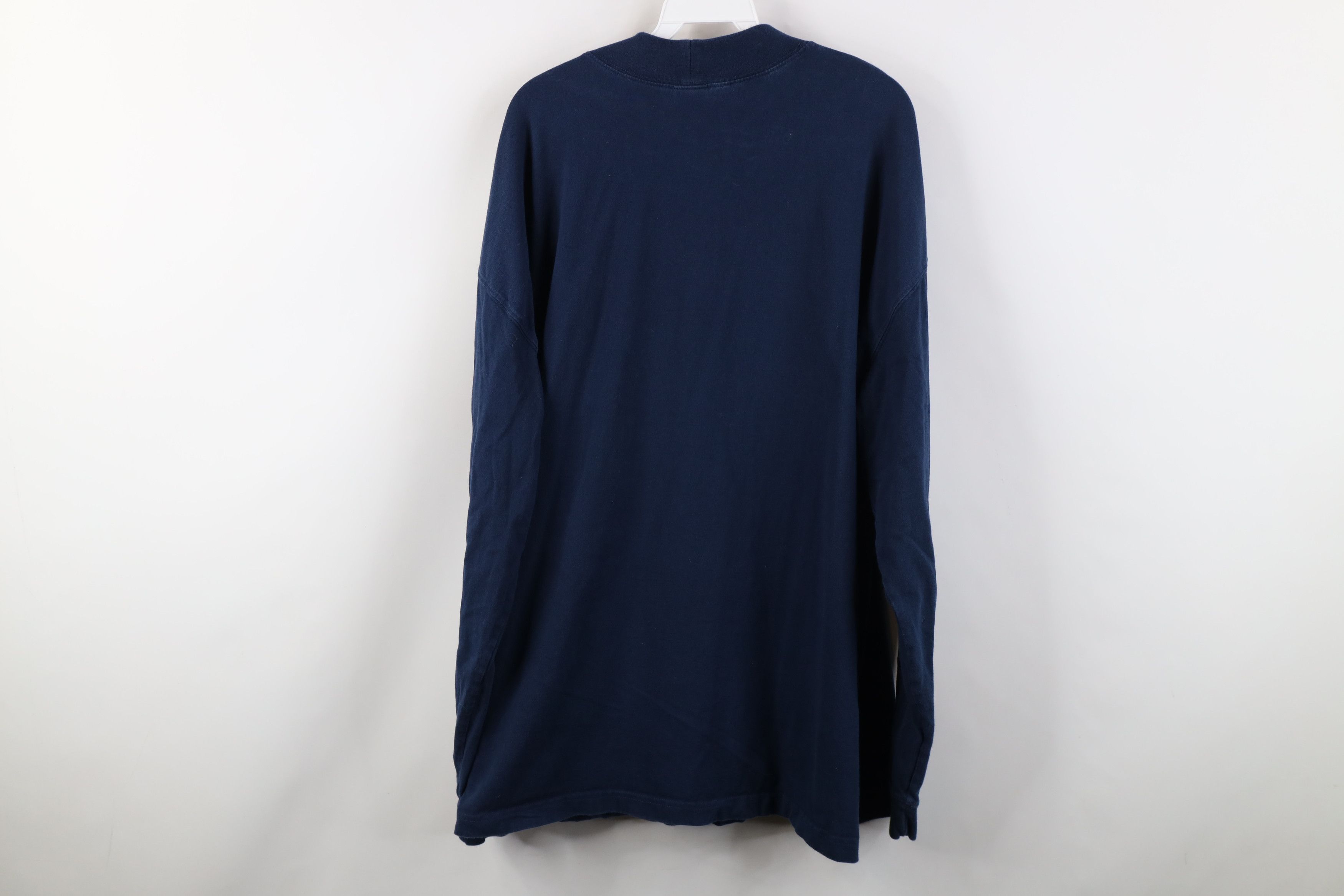 Adidas Vintage Adidas University of Michigan Long Sleeve T-Shirt Size US XXL / EU 58 / 5 - 12 Thumbnail