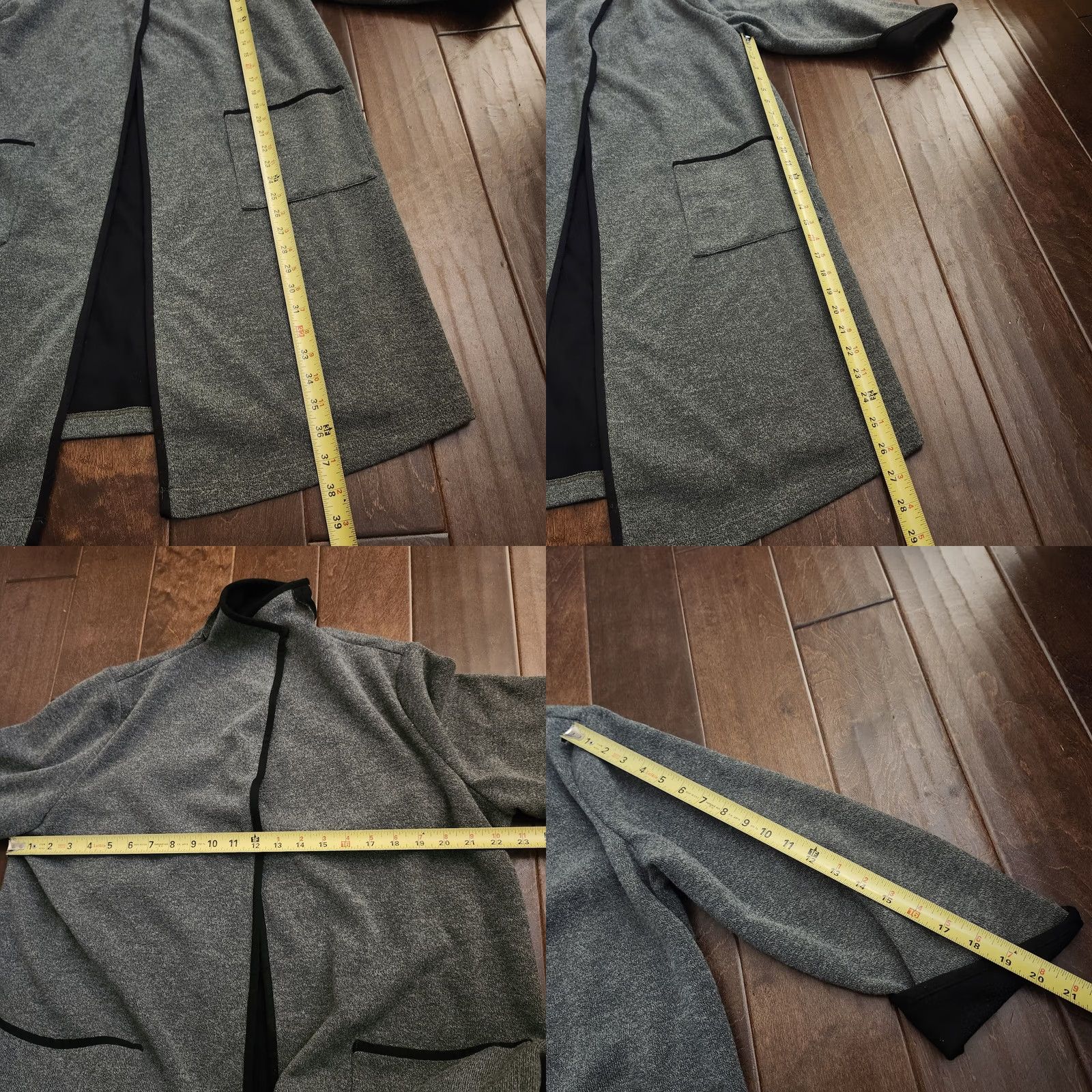 Vintage Clara Sunwoo Cardigan Jacket Women Large Green Open Front Silk Blend Knit V-Neck Long Sleeve Casual Travel Business Size L / US 10 / IT 46 - 9 Thumbnail