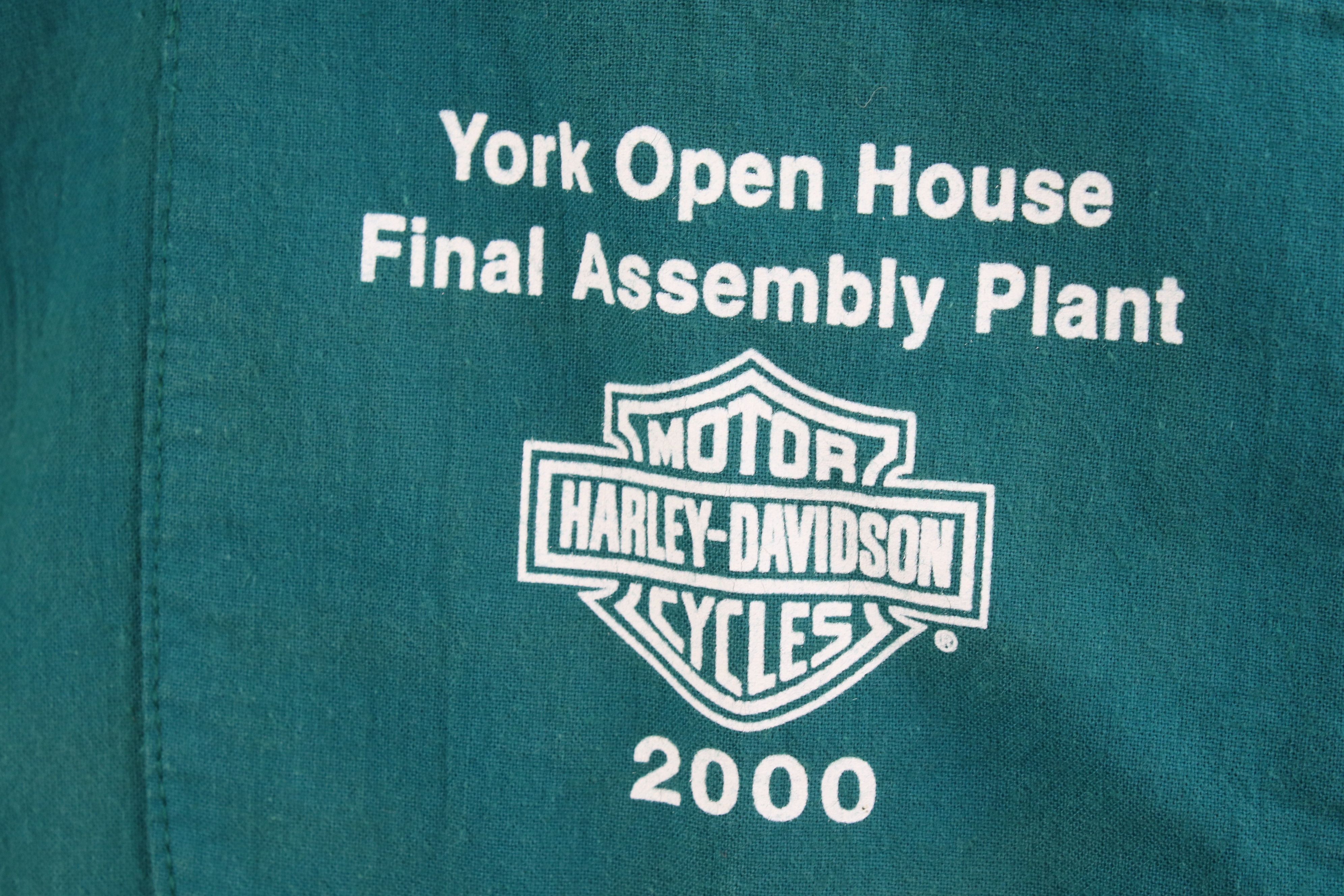 Harley Davidson Vintage Y2K 2000 Harley Davidson Assembly Plant Button Shirt Size US L / EU 52-54 / 3 - 4 Thumbnail