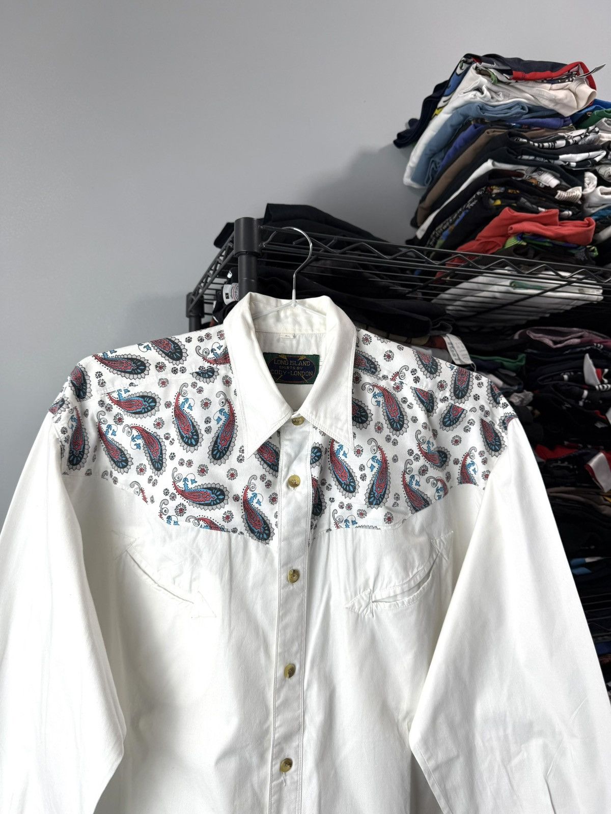 Cowboy Equipment Vintage Cody London Ranchwear Western Cowboys Shirt Size US M / EU 48-50 / 2 - 2 Thumbnail