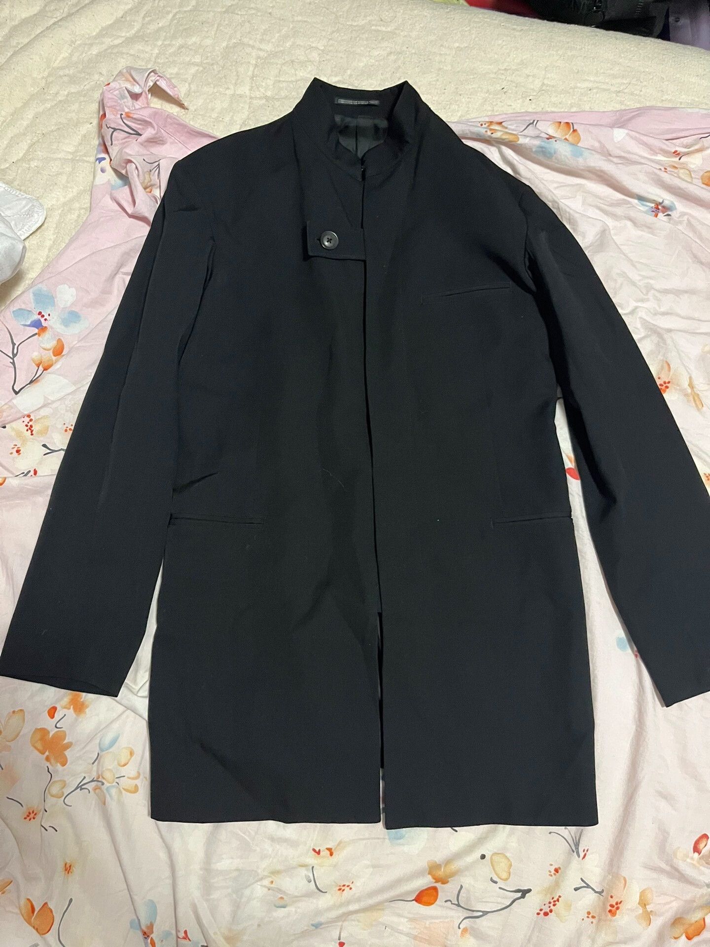 Yohji Yamamoto Yohji Yamamoto Black Double-Breasted Jacket Size US M / EU 48-50 / 2 - 1 Thumbnail