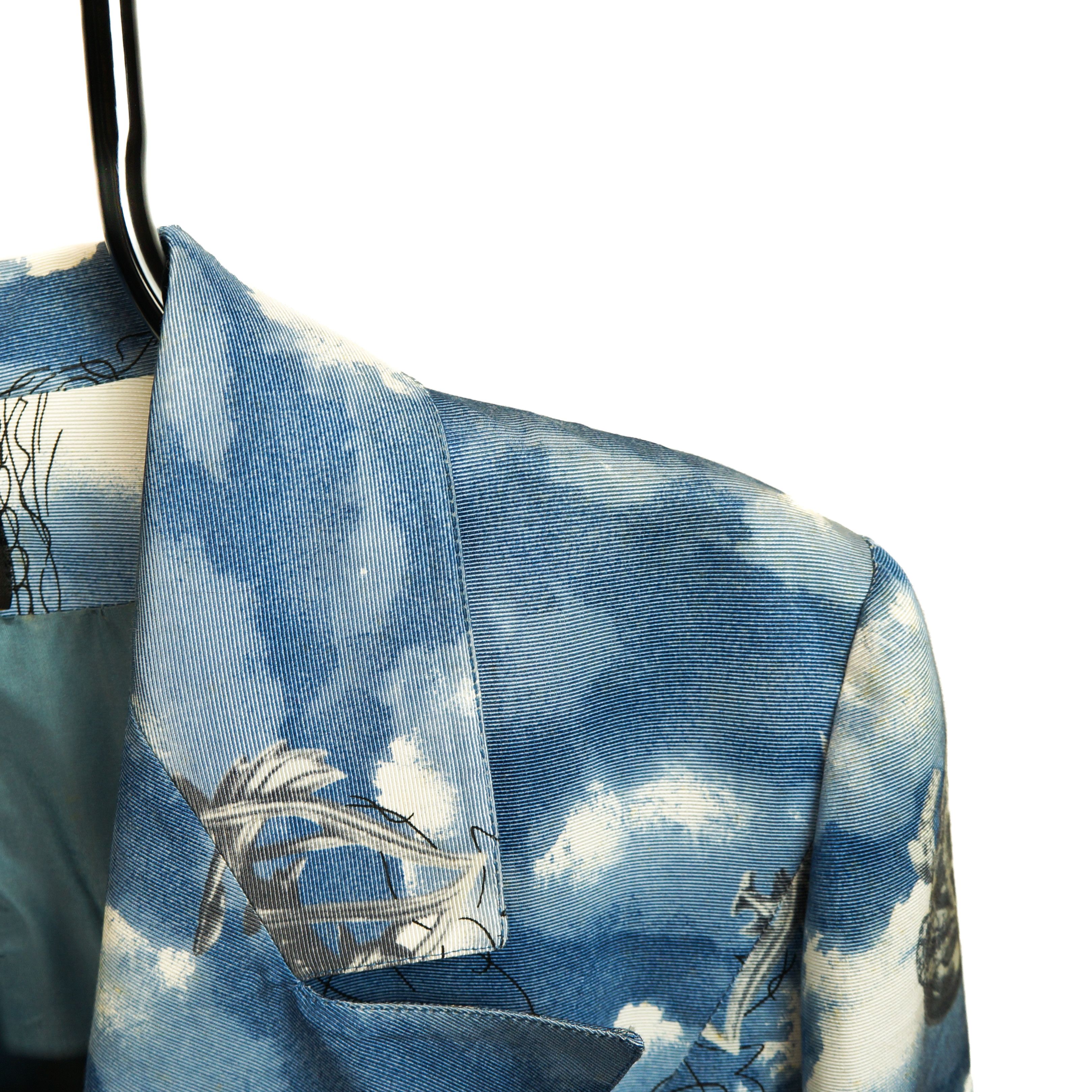 Fendi FENDI Women Blazer Jacket Blue Sky Clouds Vintage 90s 00s Size M / US 6-8 / IT 42-44 - 5 Thumbnail