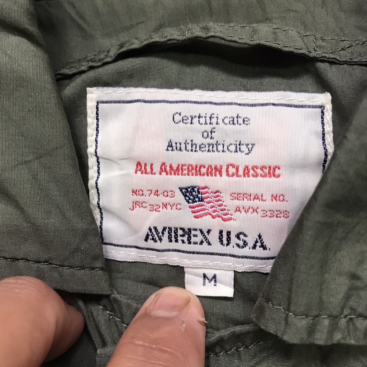 Avirex Vintage 90s Avirex Workers Military Jacket Size US M / EU 48-50 / 2 - 14 Thumbnail