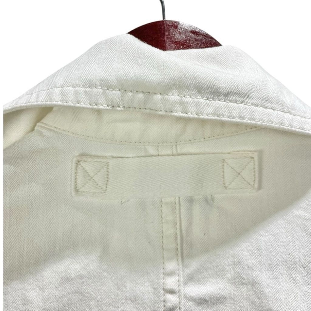 Everlane Everlane Ivory Organic Cotton Herringbone Twill Jacket US S Size S / US 4 / IT 40 - 10 Thumbnail