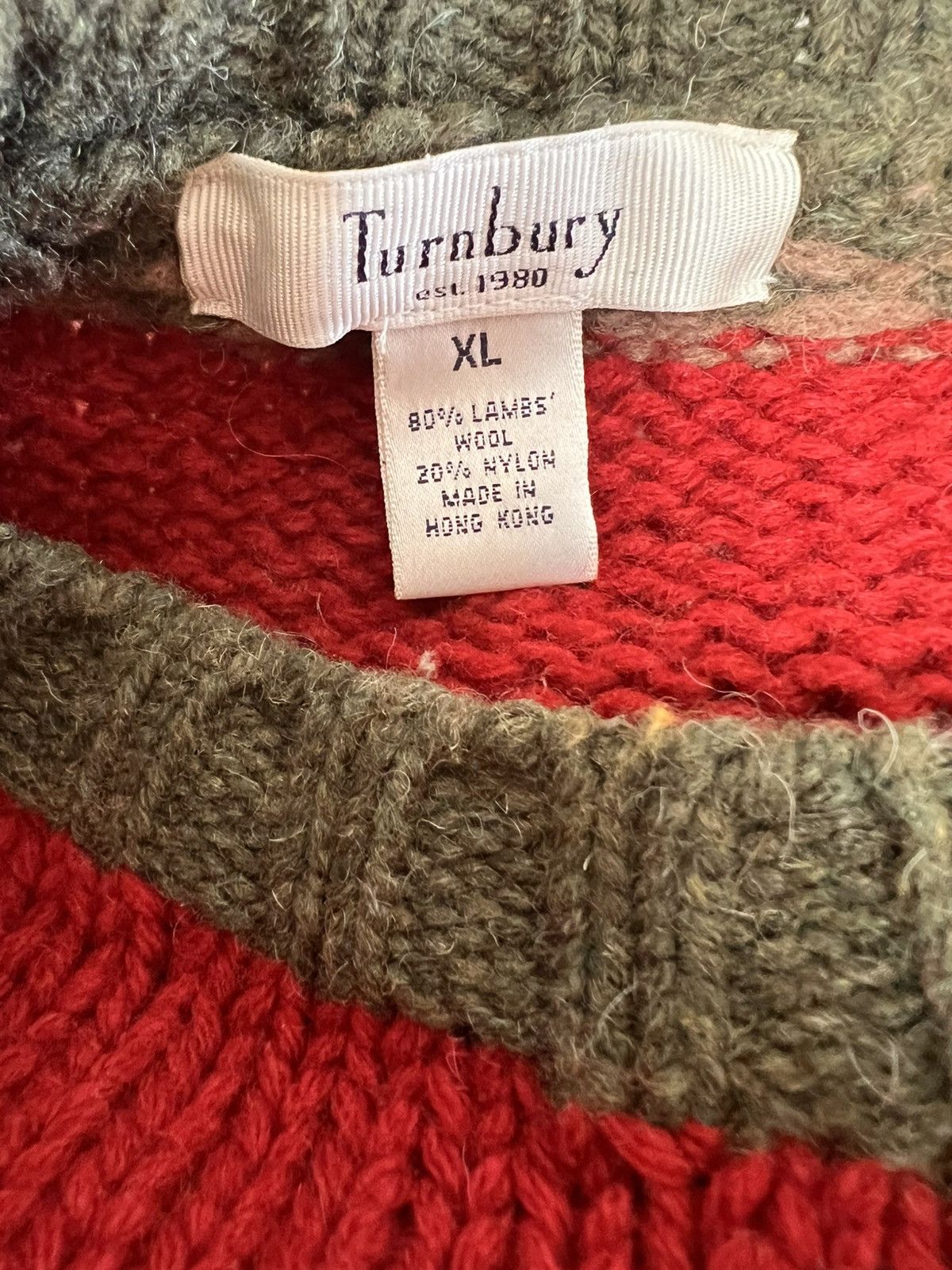 Turnbury Vintage Turnbury 80’s-90’s Sweater Size US XL / EU 56 / 4 - 2 Thumbnail
