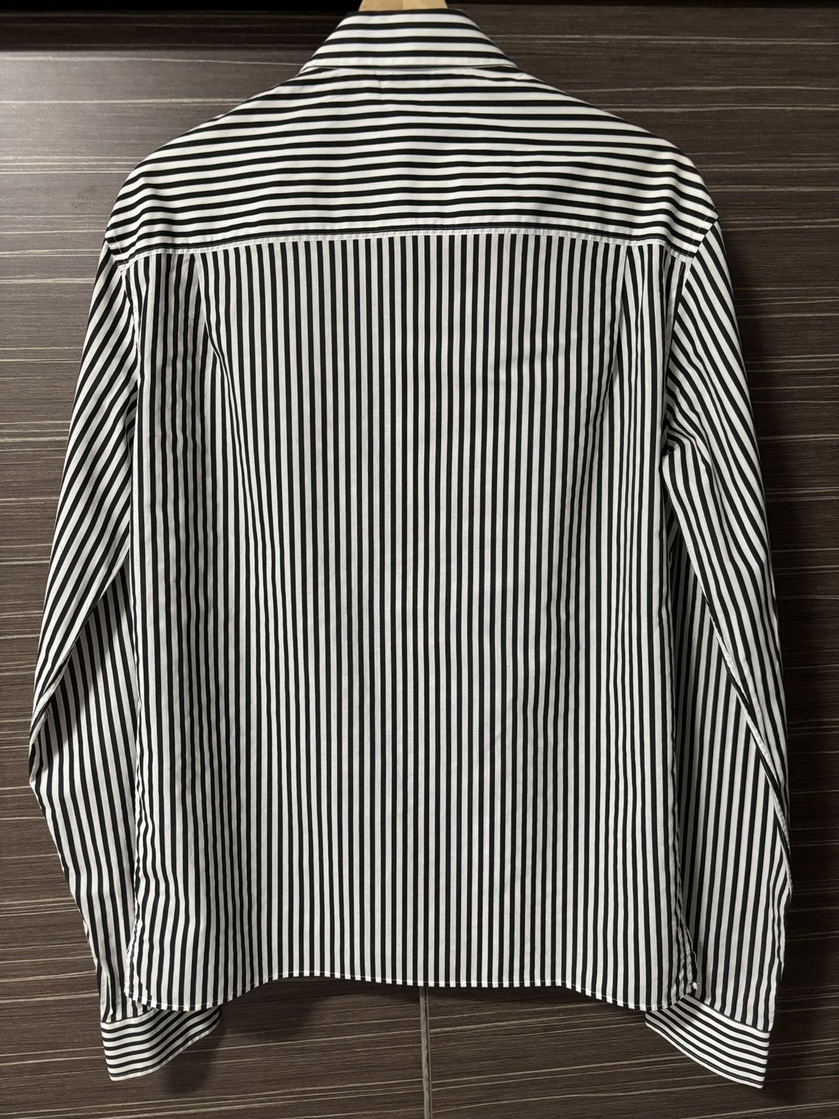 Haider Ackermann Haider Ackermann Black Stripe Cotton Shirt Size US S / EU 44-46 / 1 - 2 Thumbnail