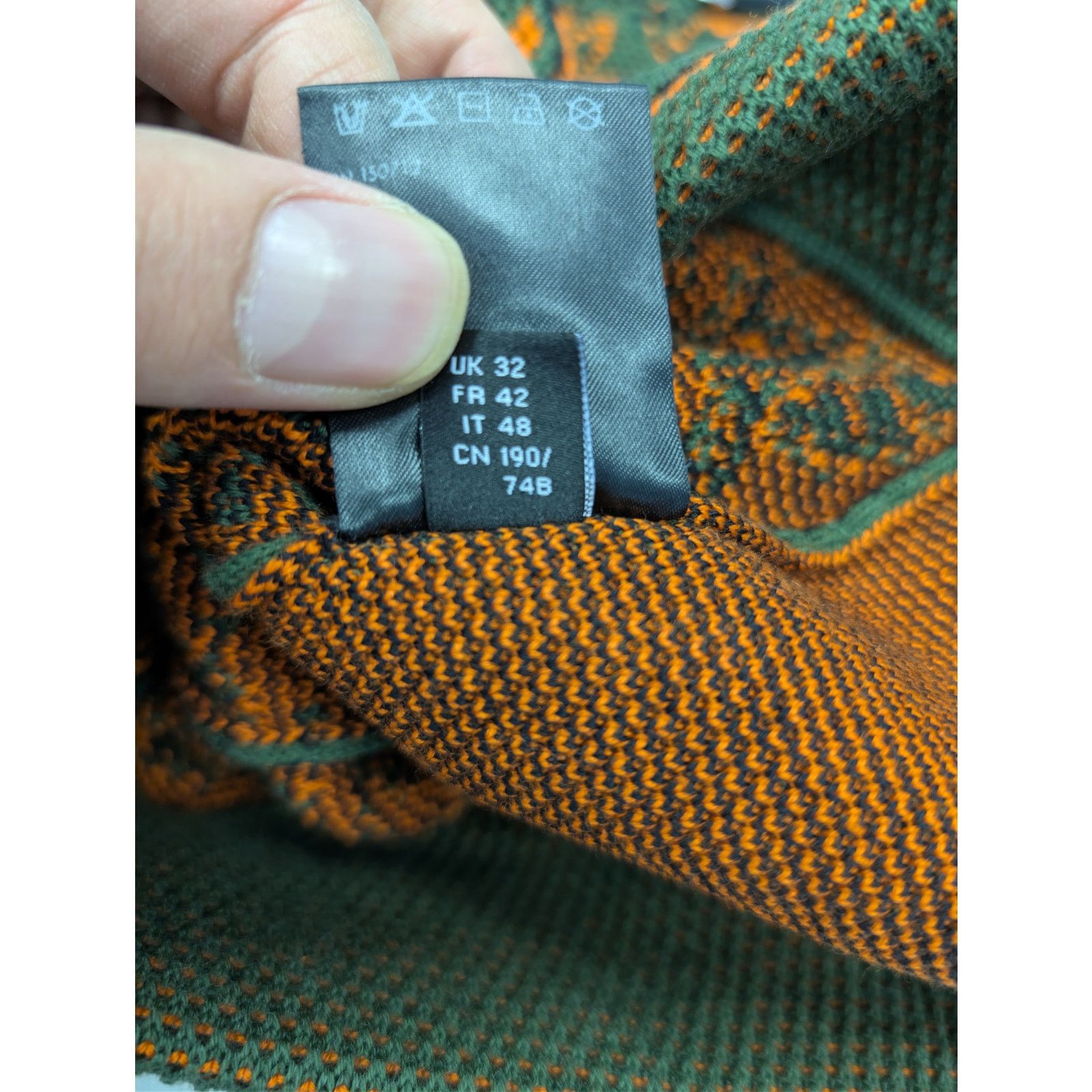Amiri o1rshd1 Q:2 / Bandana B-Ball Sweatpants in Green/Orange Size US 32 / EU 48 - 19 Thumbnail