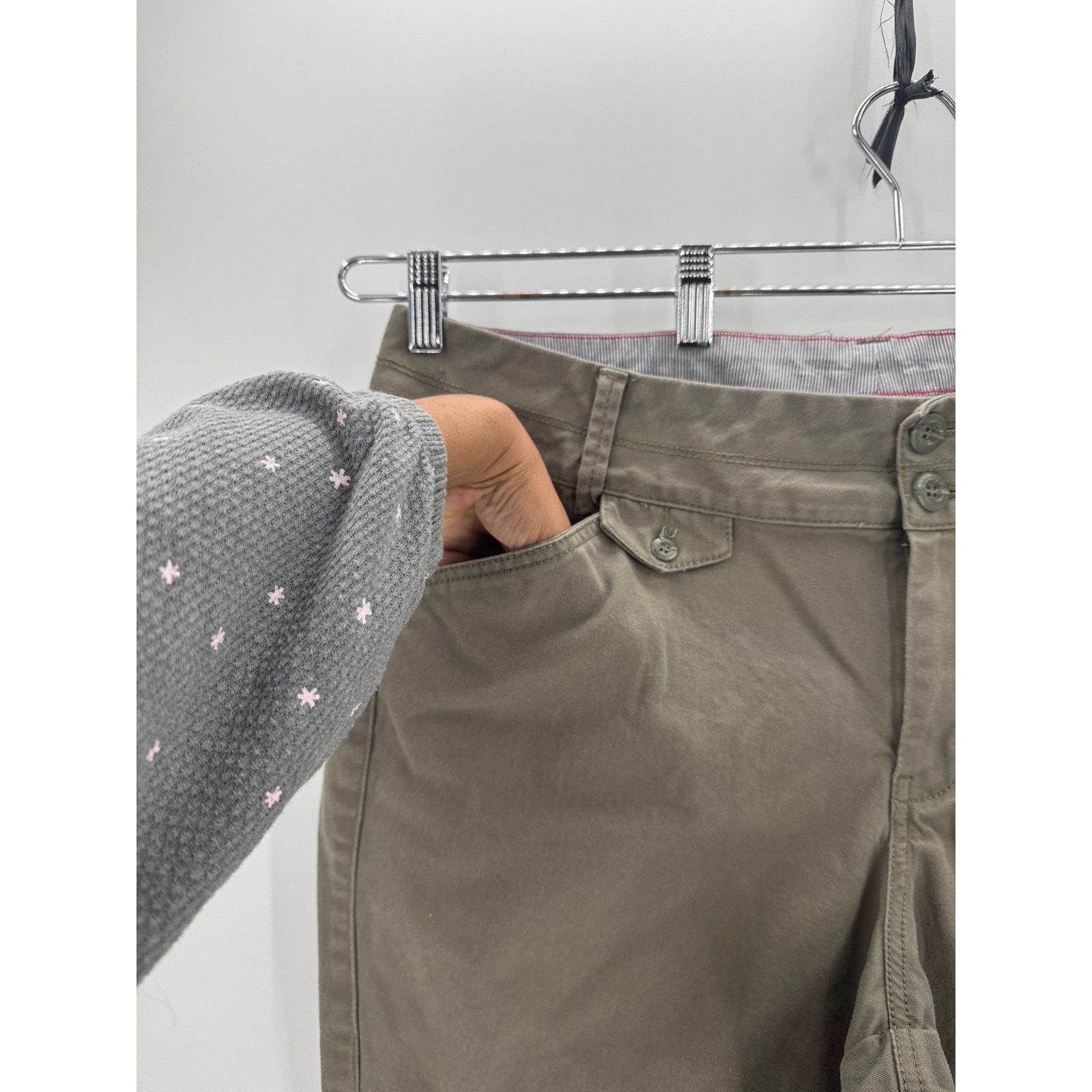 Other Lane Bryant green khaki lowrise True Y2K pants size 18 Tall Size 38" / US 16 / IT 52 - 4 Thumbnail