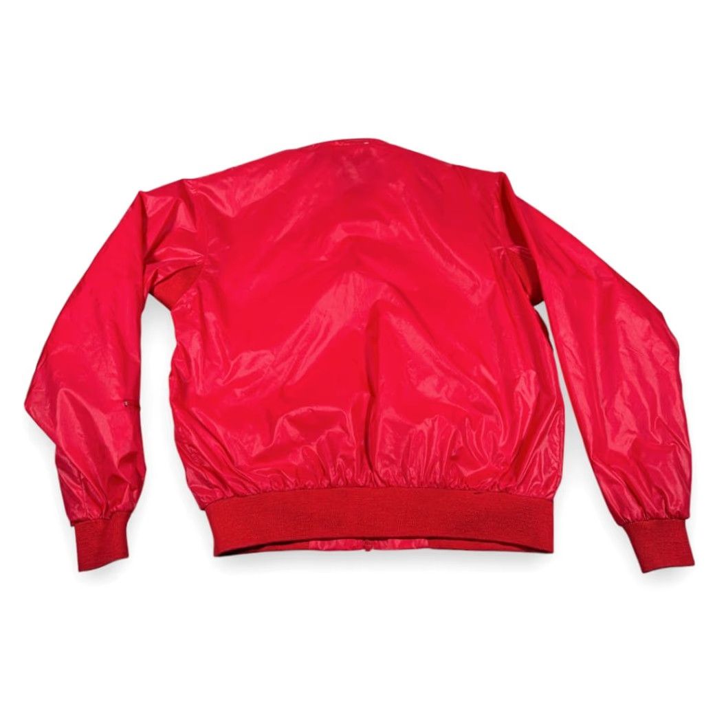 Izod VINTAGE Izod Jacket Windbreaker Nylon 80s Adult Large Red Jersey Mens Size US L / EU 52-54 / 3 - 3 Thumbnail