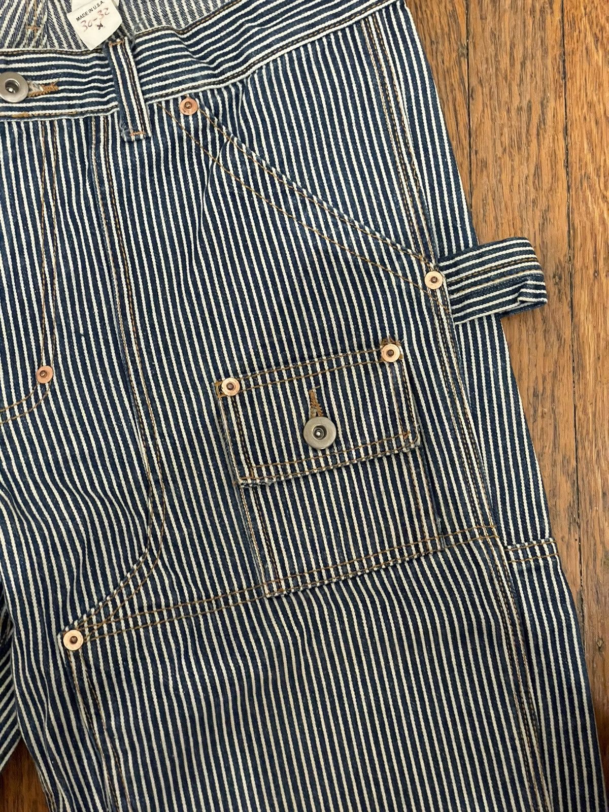 Vintage Vintage Hickory Carpenter Pants Size US 32 / EU 48 - 4 Thumbnail