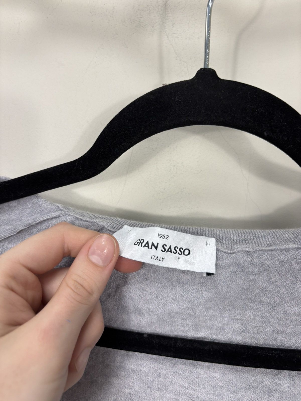 Gran Sasso Gran Sasso Men’s Grey Full Zip Virgin Wool Sweater Jacket Size US S / EU 44-46 / 1 - 8 Thumbnail