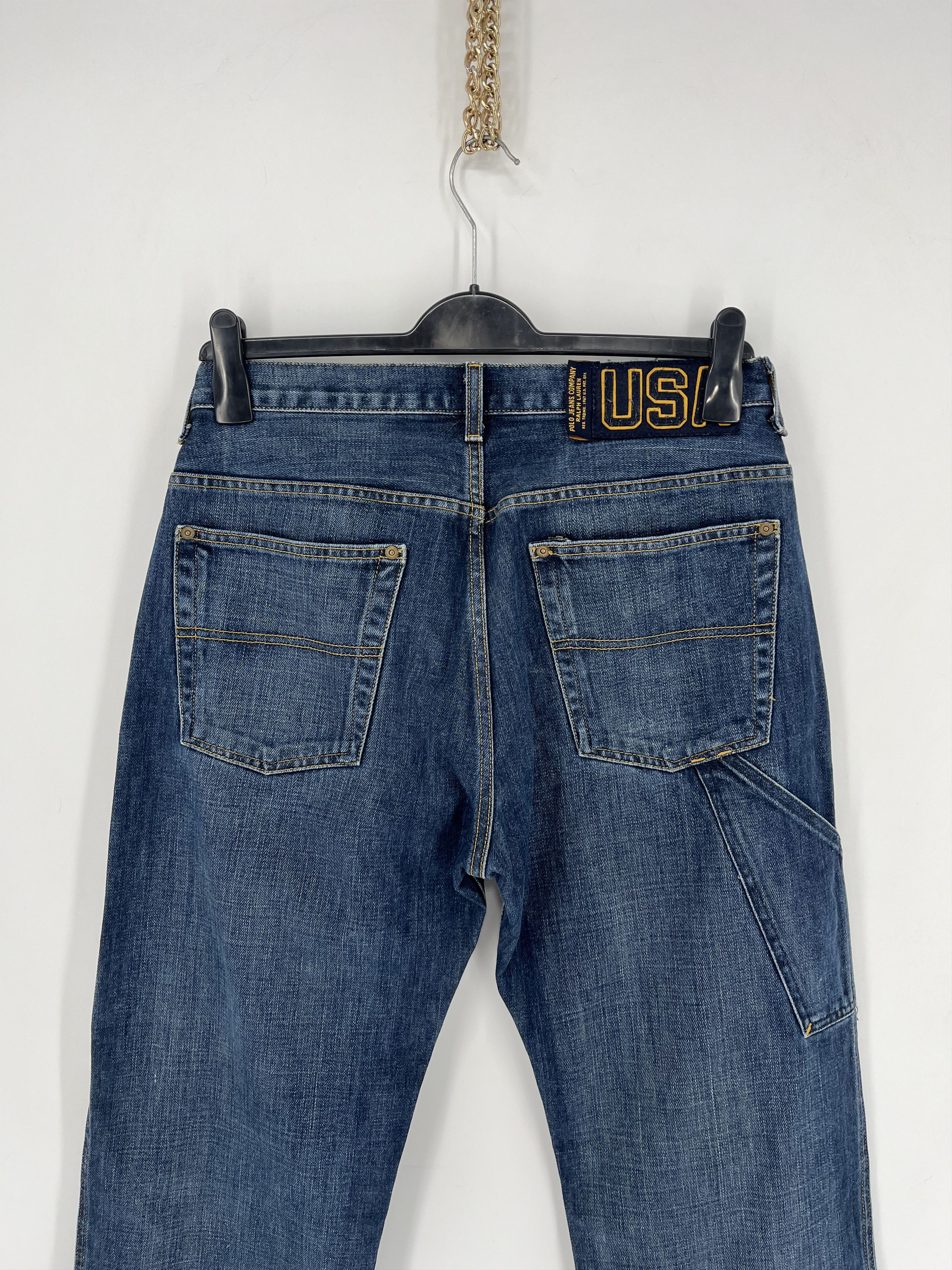 Polo Ralph Lauren × Ralph Lauren Rare Vintage POLO RALPH LAUREN Made In USA Denim Jeans Size US 32 / EU 48 - 1 Thumbnail
