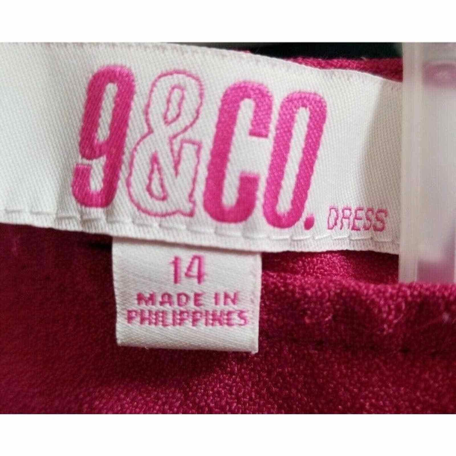 1017 ALYX 9SM 9 & Co Fuchsia Sleeveless Dress Work Career Church Night Out Size XL / US 12-14 / IT 48-50 - 5 Thumbnail