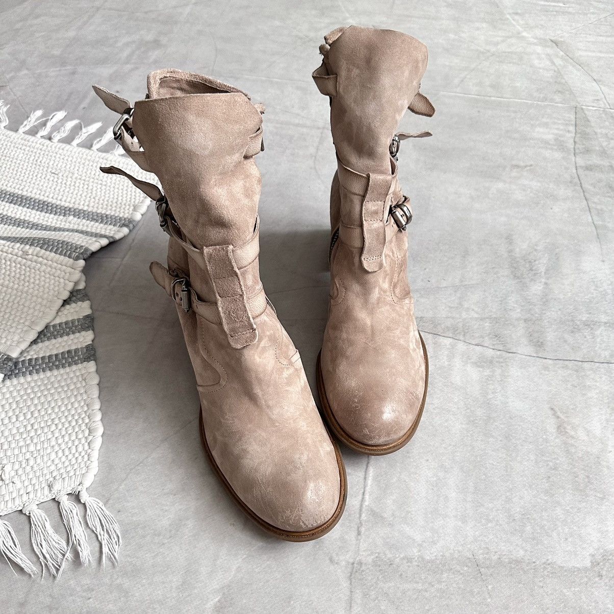 Dirk Bikkembergs AS 98 Airstep Vintage Ankle Buckle Straps Boots Guidi Vibe Size US 11 / IT 41 - 5 Thumbnail