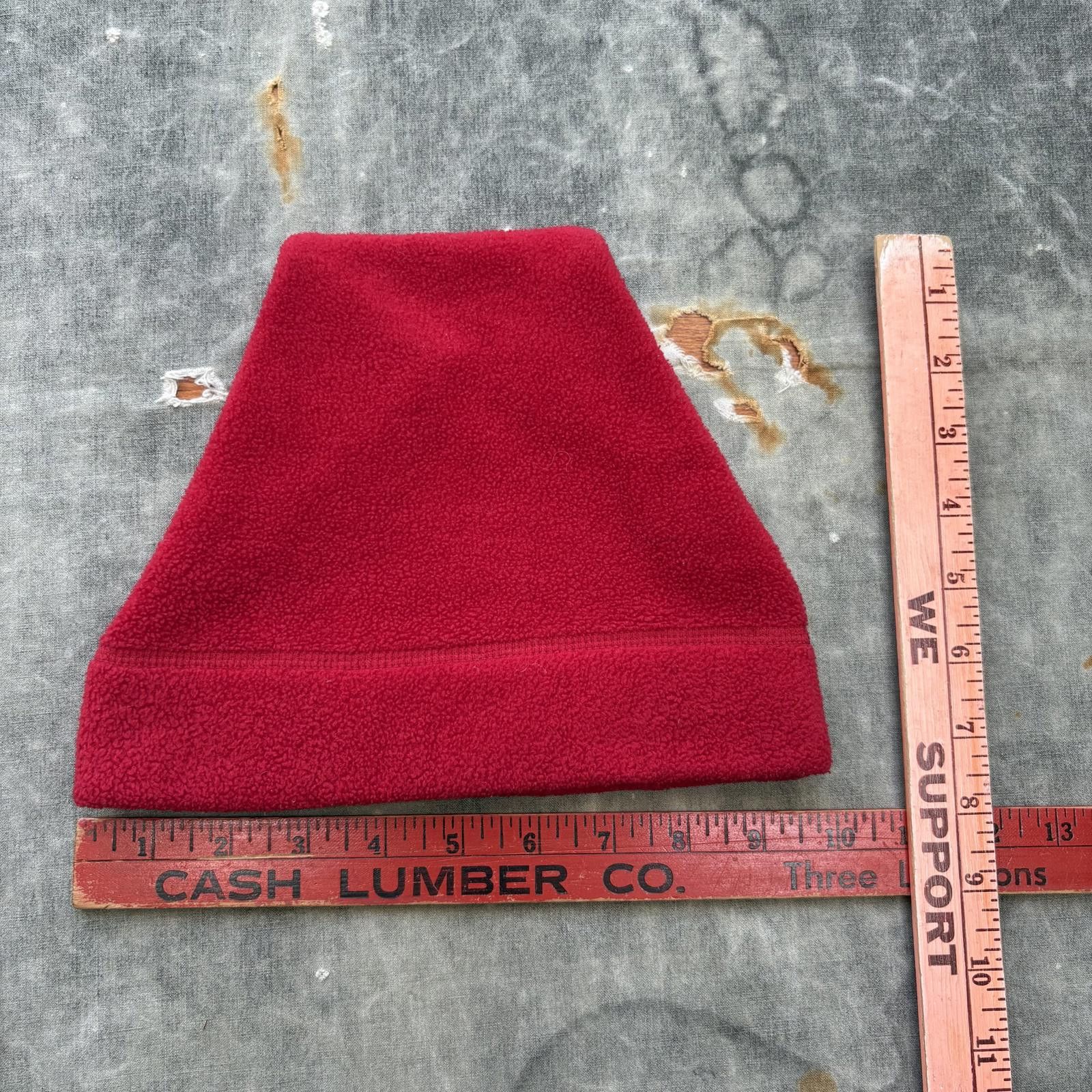Old Navy Vintage Y2K Old Navy Red Fleece Grunge Snowboard Ski Beanie Size ONE SIZE - 3 Thumbnail