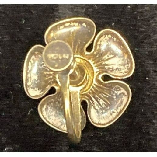 Other Vintage signed CM Curtman Co. 12K Gold filled Floral Brooch Size ONE SIZE - 7 Thumbnail