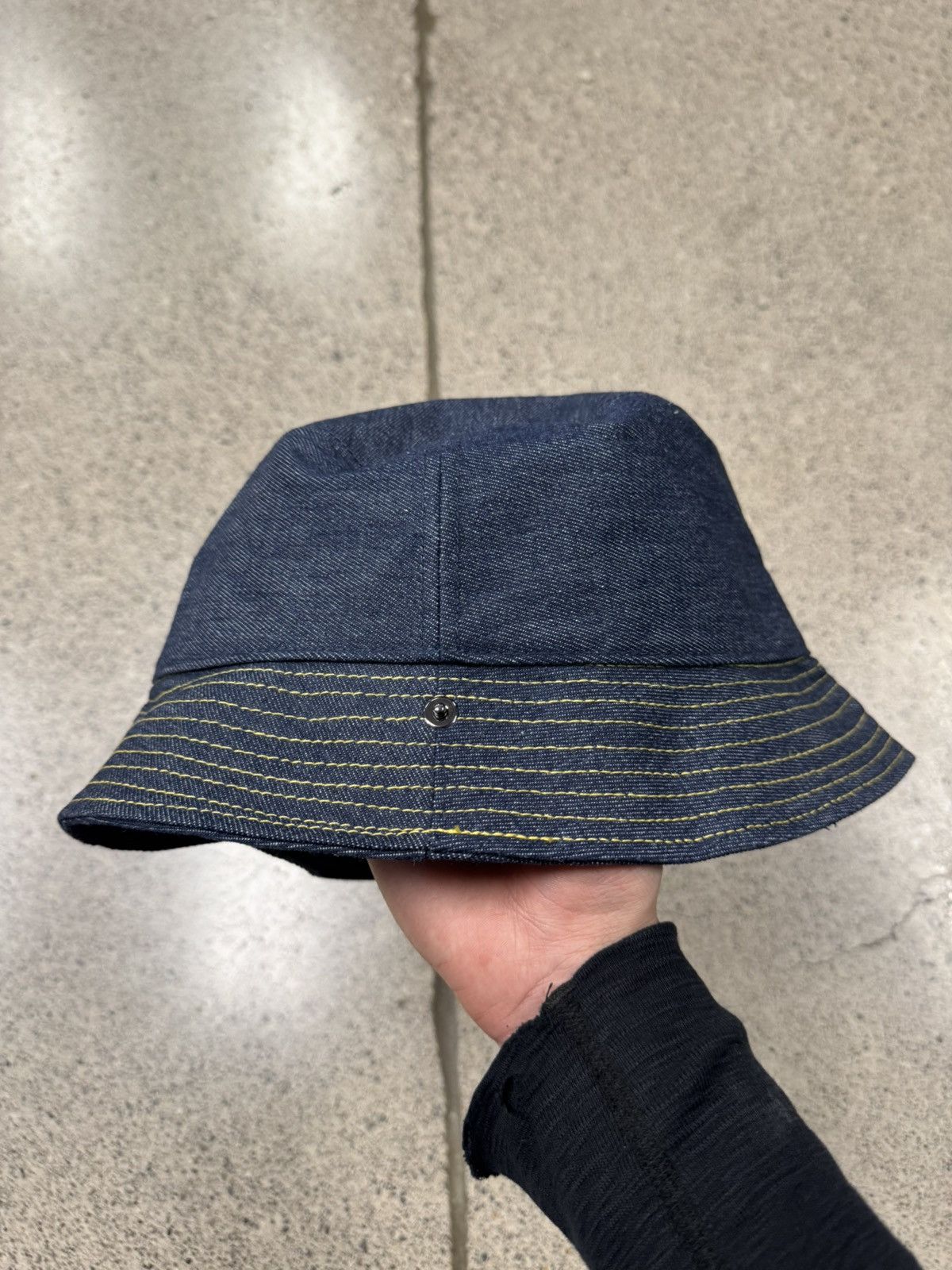 Jean Paul Gaultier Jean Paul Gaultier Denim Bucket Hat Size ONE SIZE - 3 Thumbnail