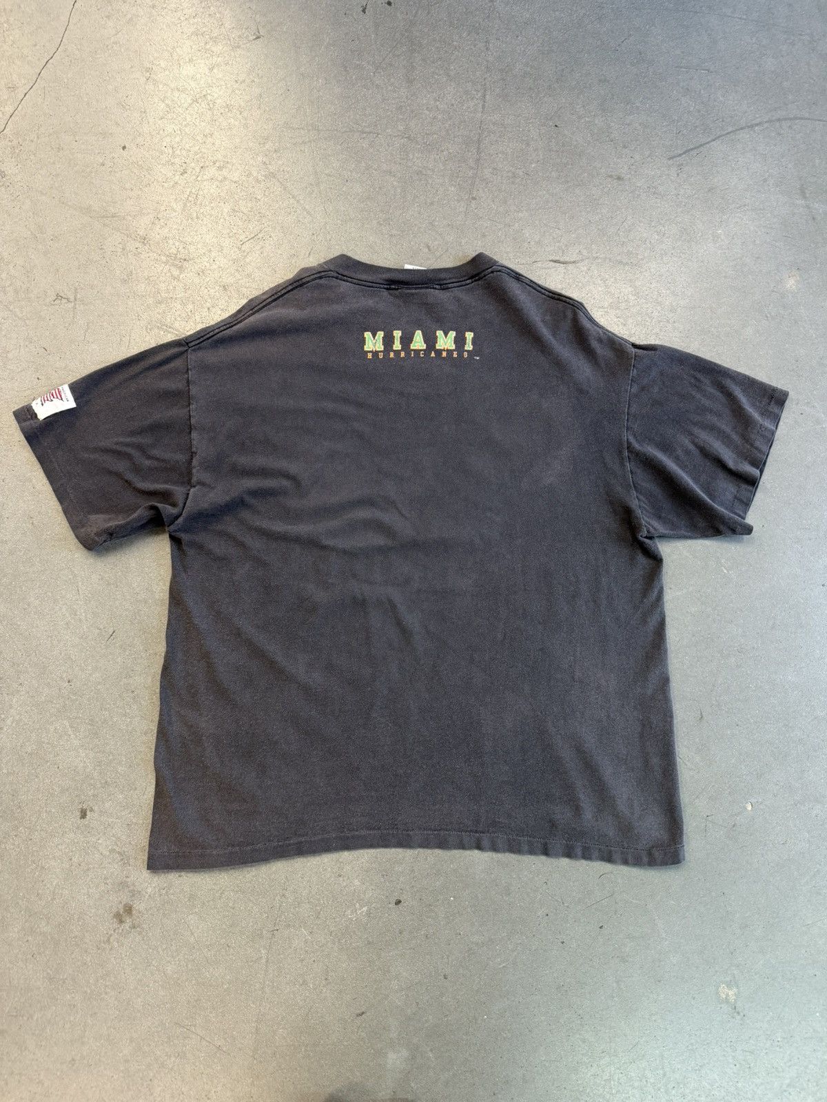 Other 1994 Vintage Miami Hurricanes Sebastian Crossing Over Tee Size US XL / EU 56 / 4 - 2 Thumbnail