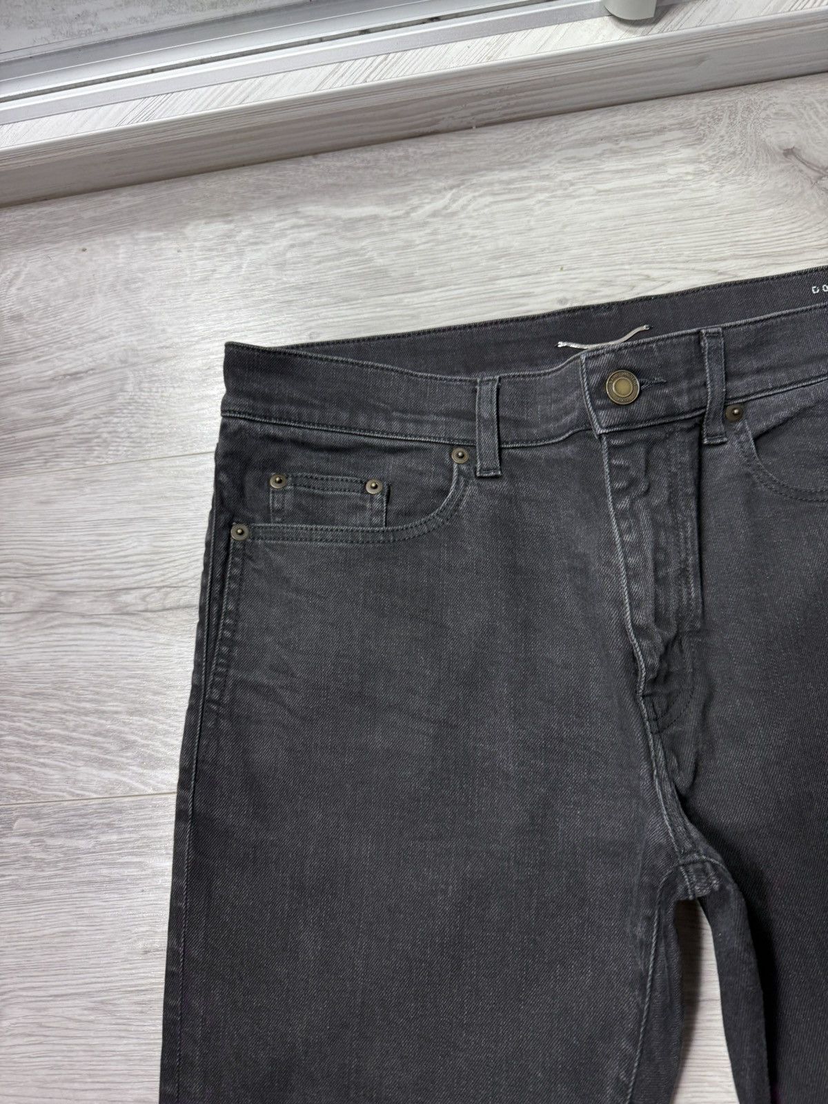 Saint Laurent Paris Saint Laurent Paris Washed Black D02 M/SK-LW Jean Denim Pant Size US 33 - 5 Thumbnail