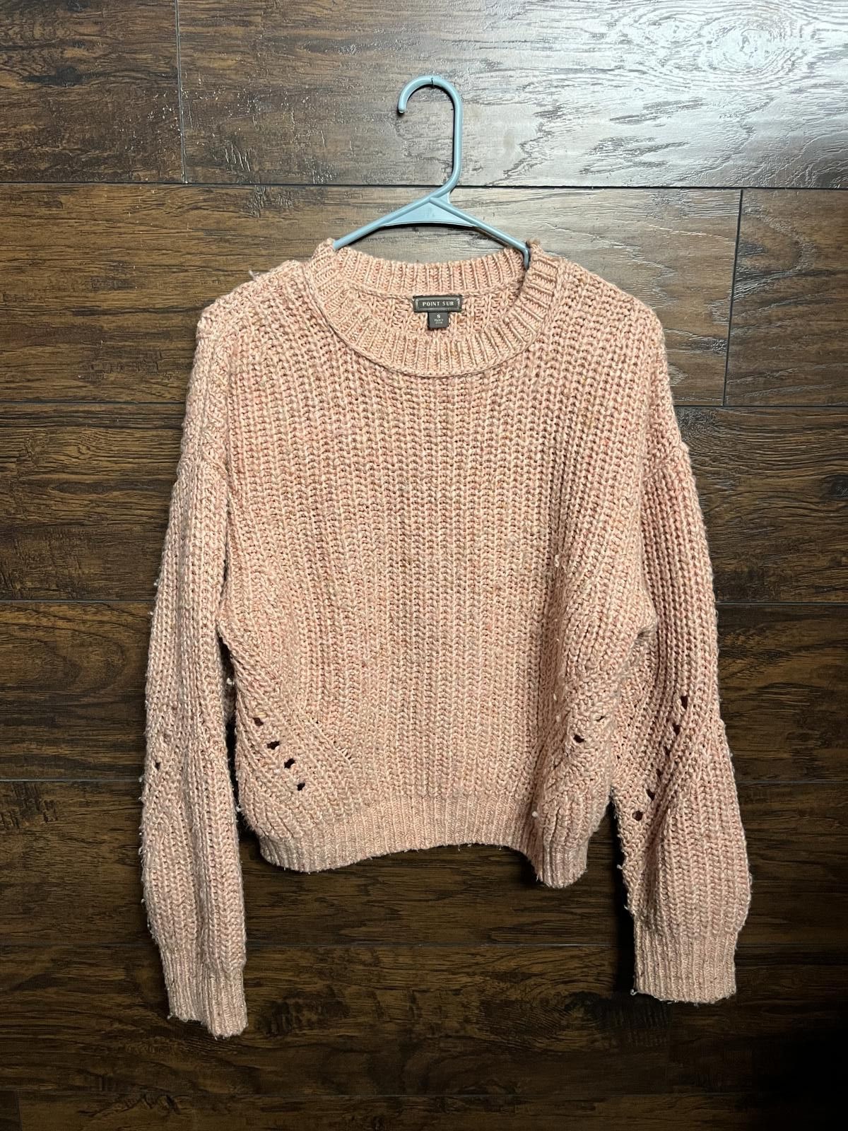 J.Crew Point Sur Chunky Knitted Sweater Pink - S Size S / US 4 / IT 40 - 1 Thumbnail