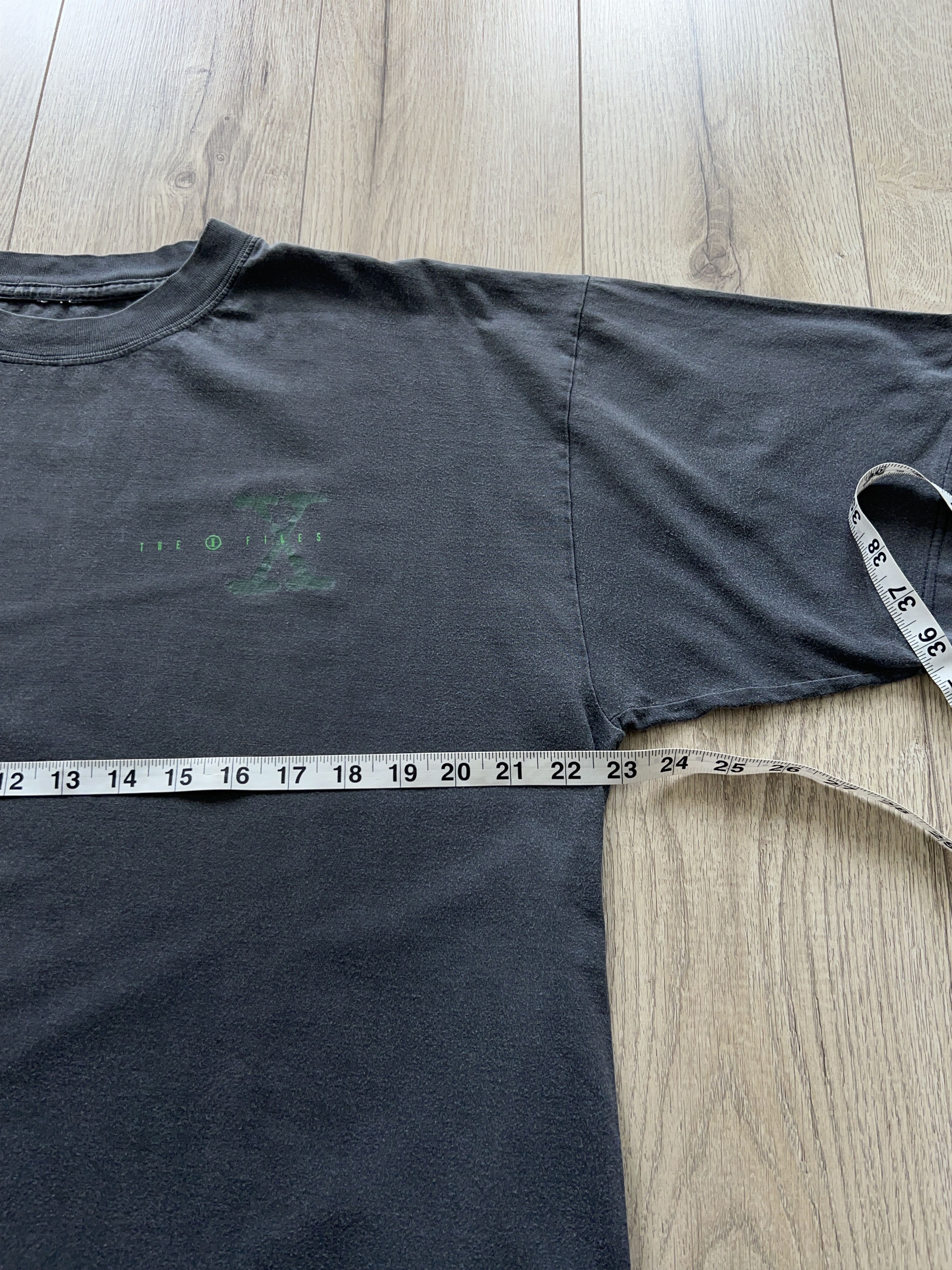 Vintage Mens 1994 The X Files Movie Film Big Logo T Shirt Tee Size US XL / EU 56 / 4 - 5 Thumbnail