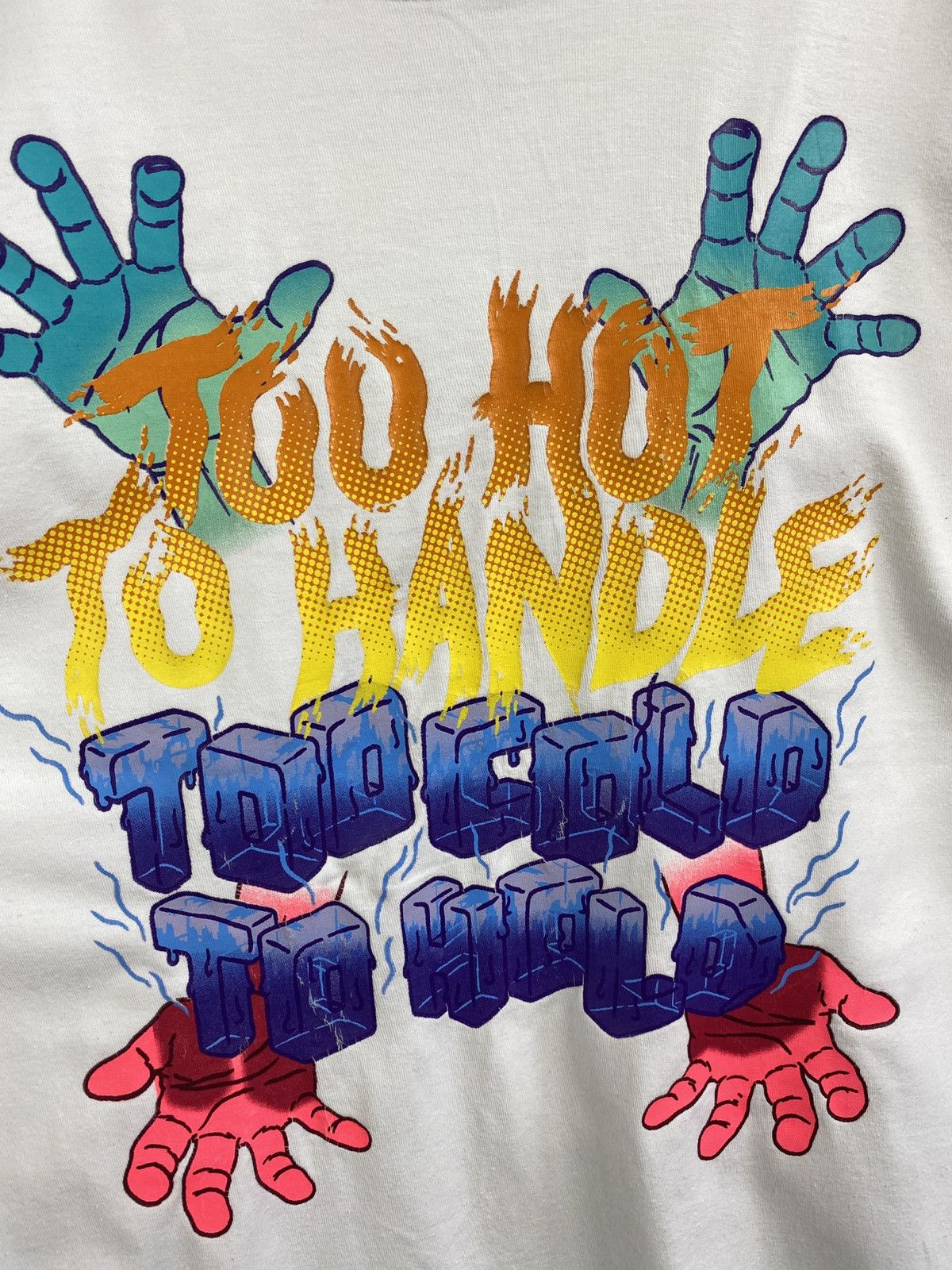 Nike 🔥❄️Vintage Y2K Nike To Hot To Handle Too Cold To Hold T-Shirt Size US XL / EU 56 / 4 - 7 Thumbnail