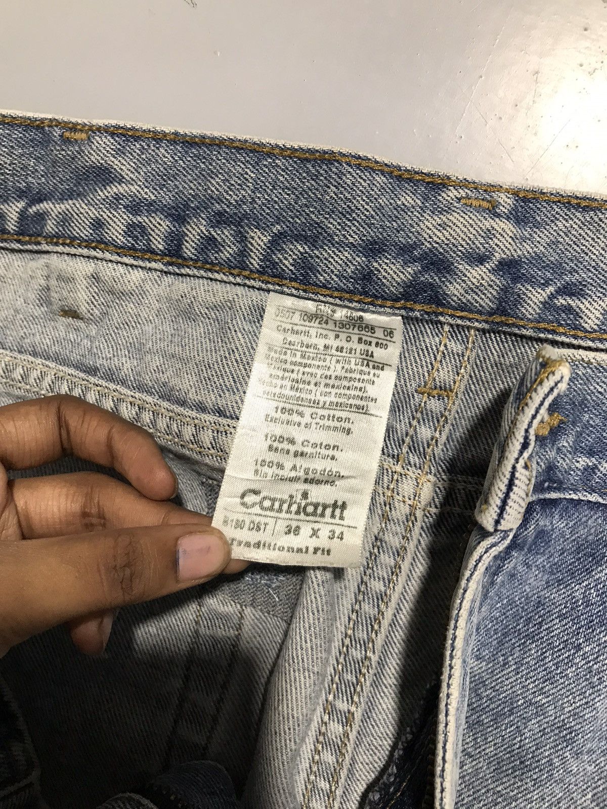 Carhartt Vintage Carhartt B180 DST denim Size US 36 / EU 52 - 7 Thumbnail