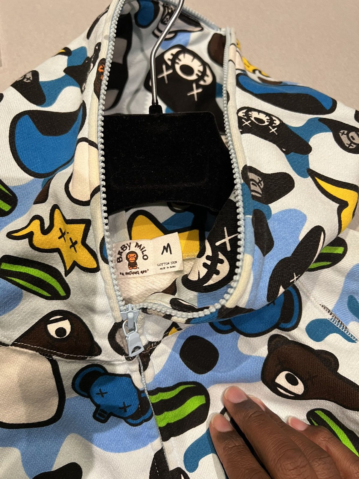 Bape × Kaws Bape x Kaws Baby Milo Animal Kingdom Full Zip Hoodie Size US M / EU 48-50 / 2 - 4 Thumbnail