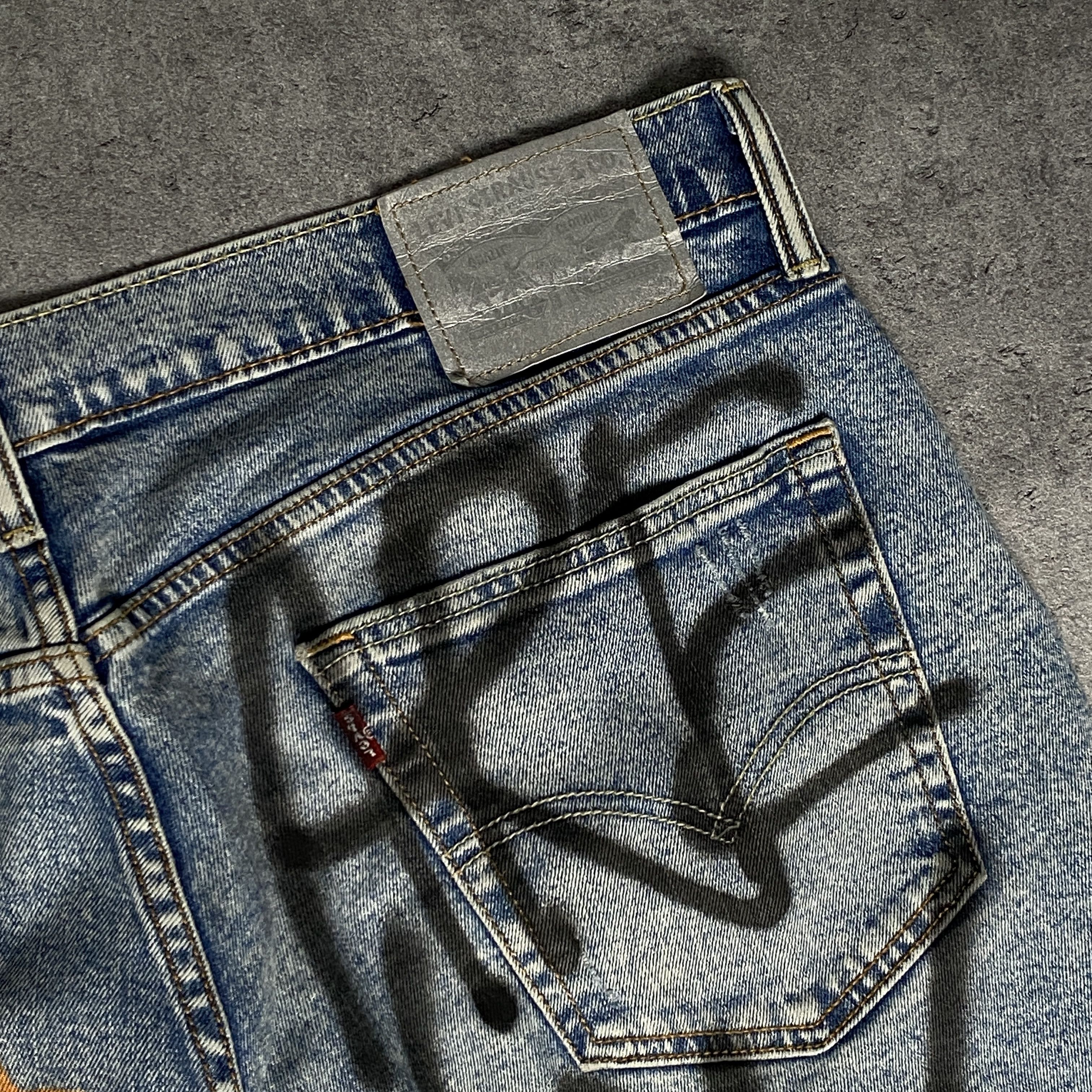 Levi's Levi’s Sick Mind custom jeans - 36/32 Size US 36 / EU 52 - 4 Thumbnail