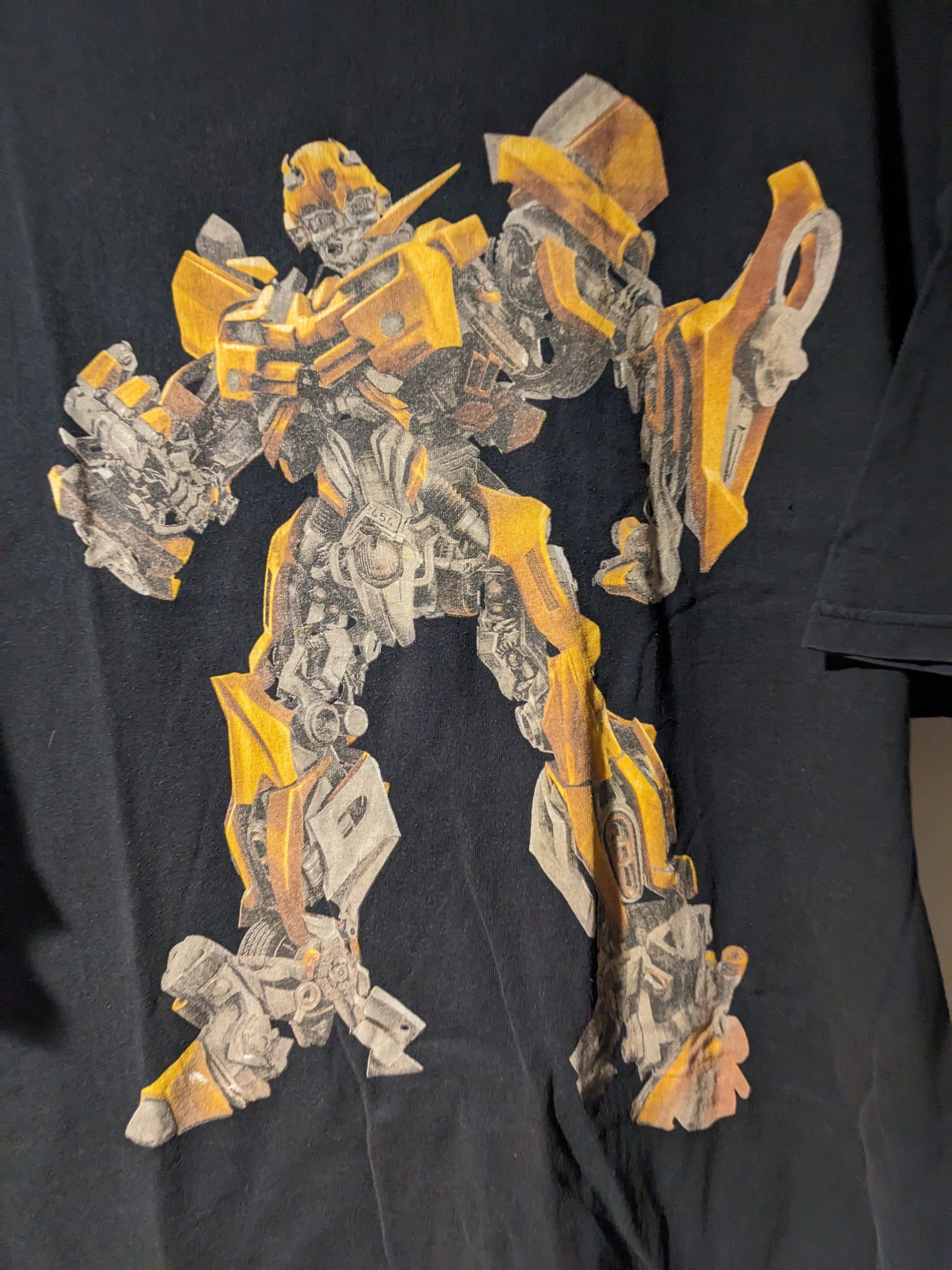Transformers Vintage 2007 Transformers Bumble Bee Movie Promo T-Shirt Size US XXL / EU 58 / 5 - 2 Thumbnail