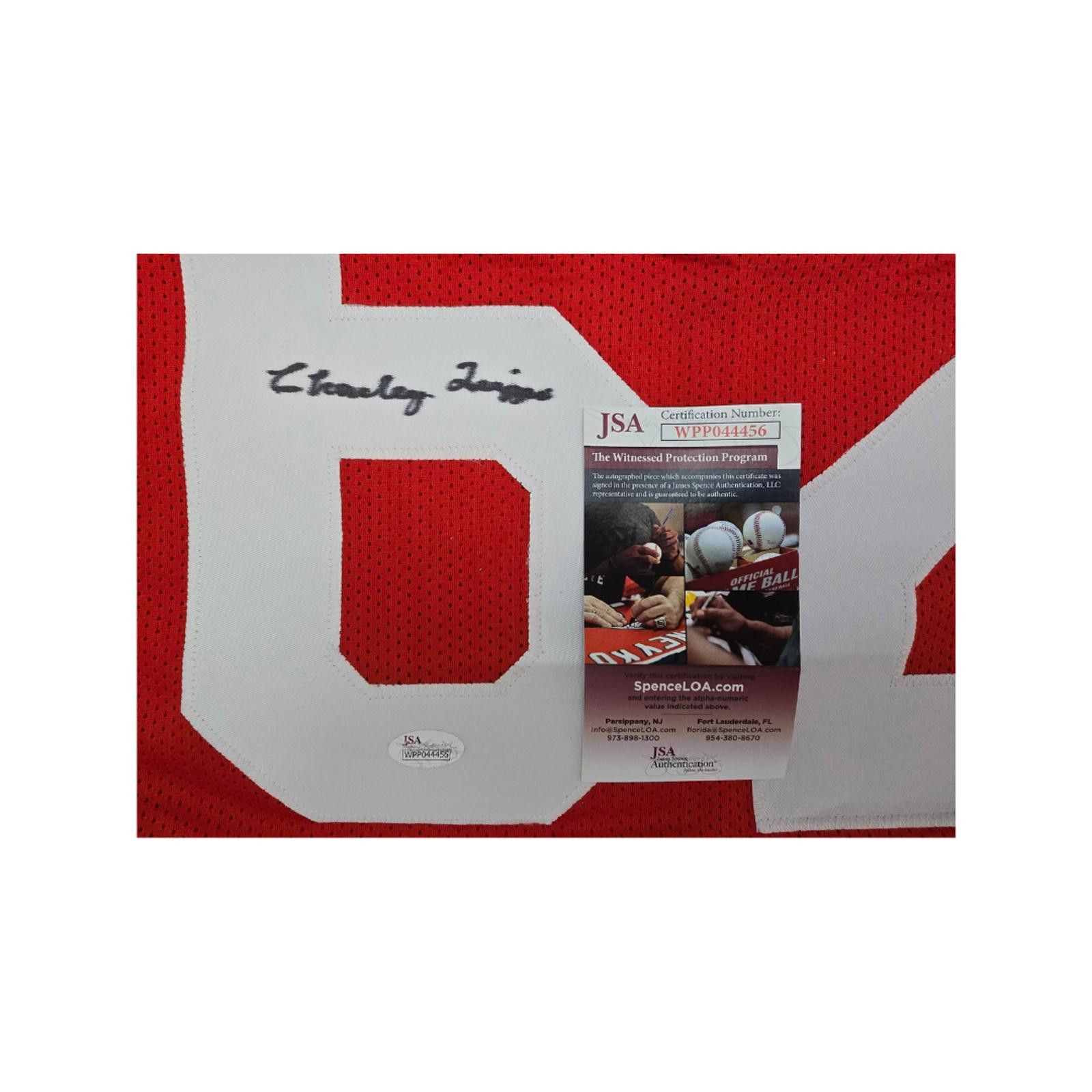 Other Charley Trippi Signed & Inscribed Football Jersey (XL) Size ONE SIZE - 5 Thumbnail