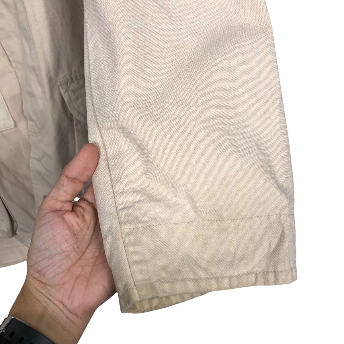 Japanese Brand × Karl Helmut 📌Vintage Chore Worker Jacket Karl Helmut Big Logo Lining Size US L / EU 52-54 / 3 - 16 Thumbnail