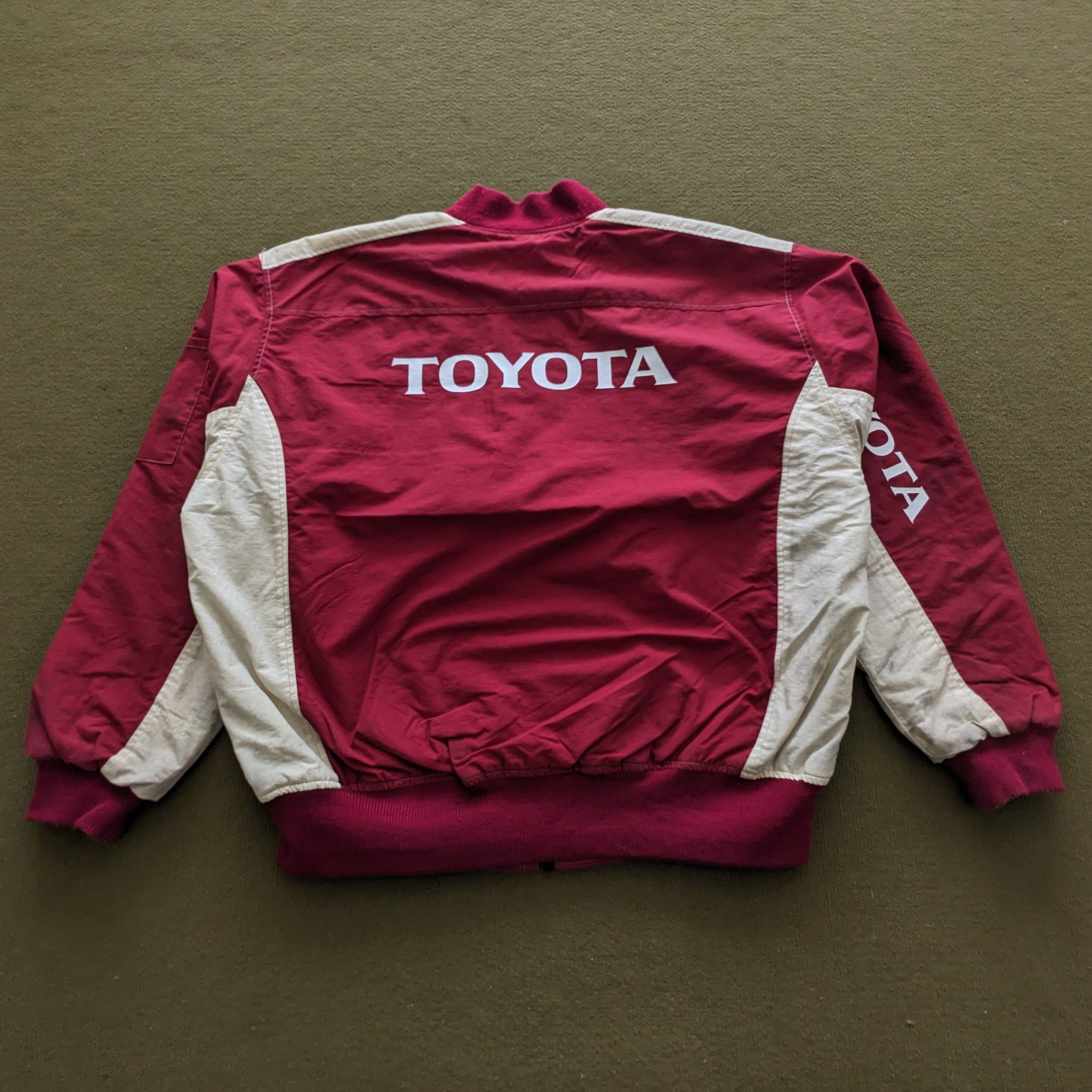 Other Vintage TOYOTA Racing Bomber Jacket Size US XXL / EU 58 / 5 - 1 Thumbnail