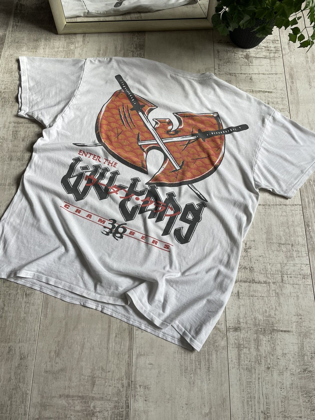 Rap Tees × Vintage × Wu-Tang Clan Wu-Tang Clan Rap 36 Chambers T-Shirt Vintage Big Logo Size US M / EU 48-50 / 2 - 4 Thumbnail