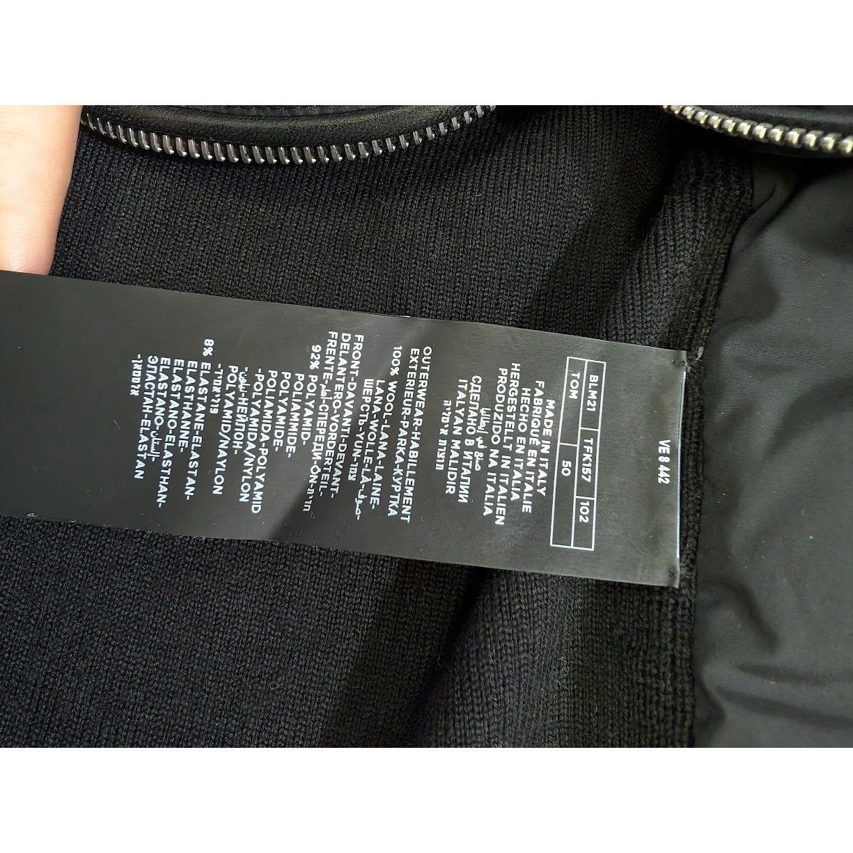 Tom Ford o1rshd1 CC20 Zipped Jacket in Black Size US M / EU 48-50 / 2 - 16 Thumbnail