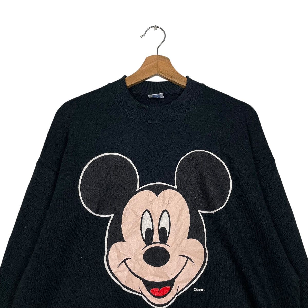 Velva Sheen Vintage 90s Muckey Mouse Sweatshirt Size US L / EU 52-54 / 3 - 2 Thumbnail