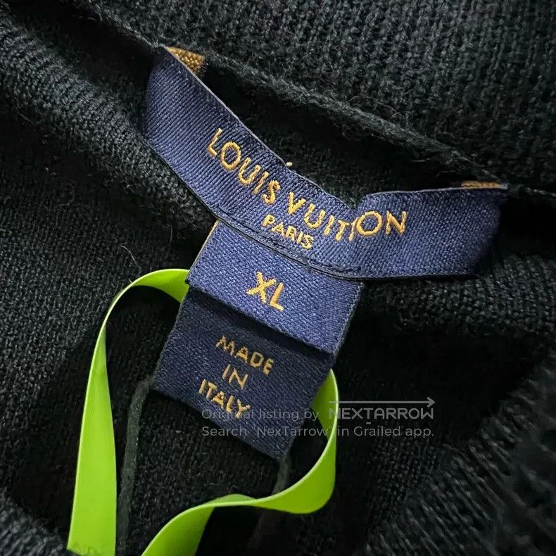 Louis Vuitton Louis Vuitton Black High Neck Knit Dress Size XL / US 12-14 / IT 48-50 - 4 Thumbnail